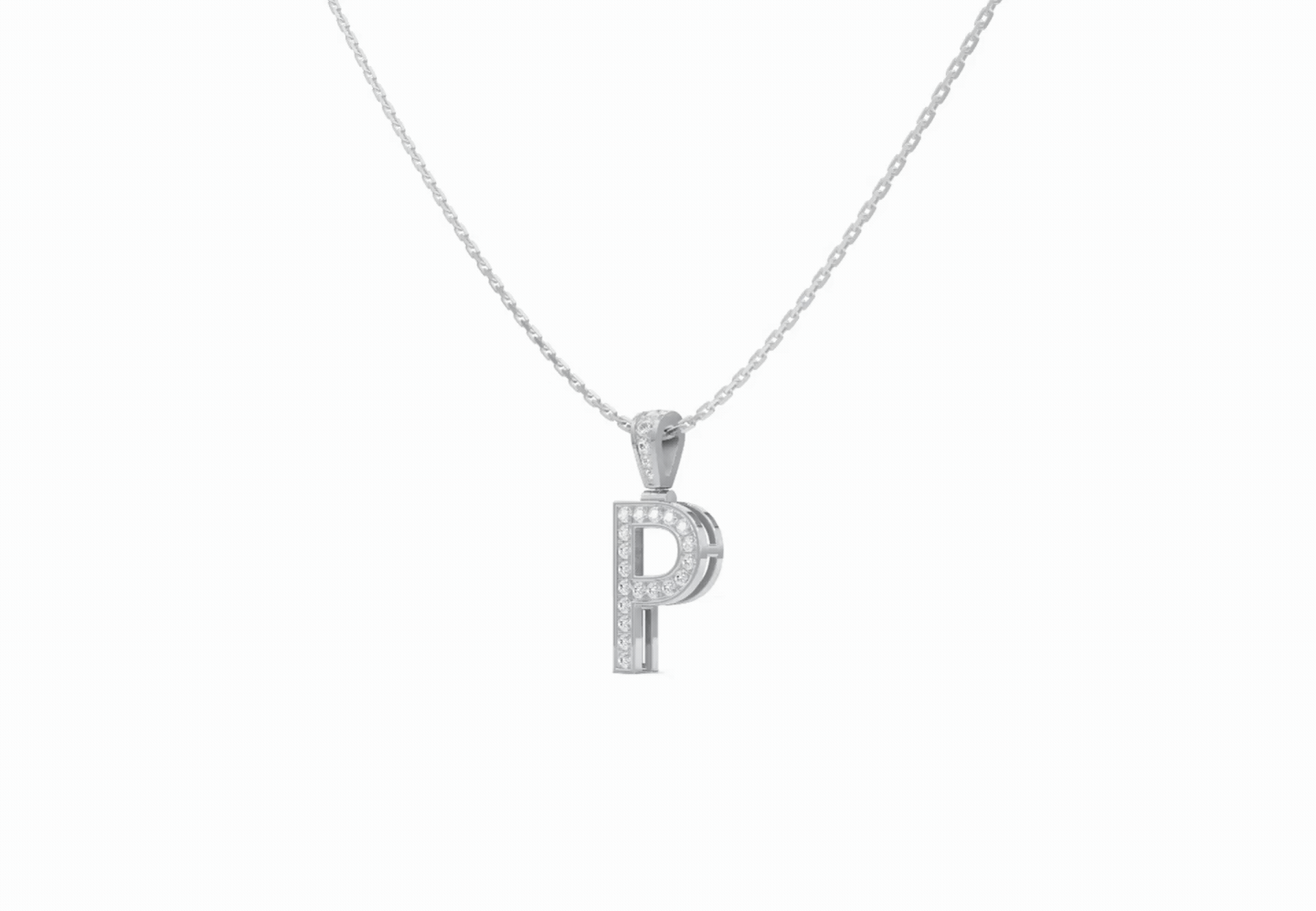 Platinized Sterling Silver