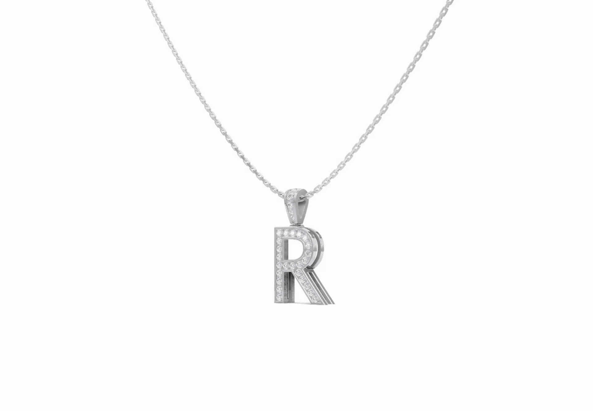 Platinized Sterling Silver