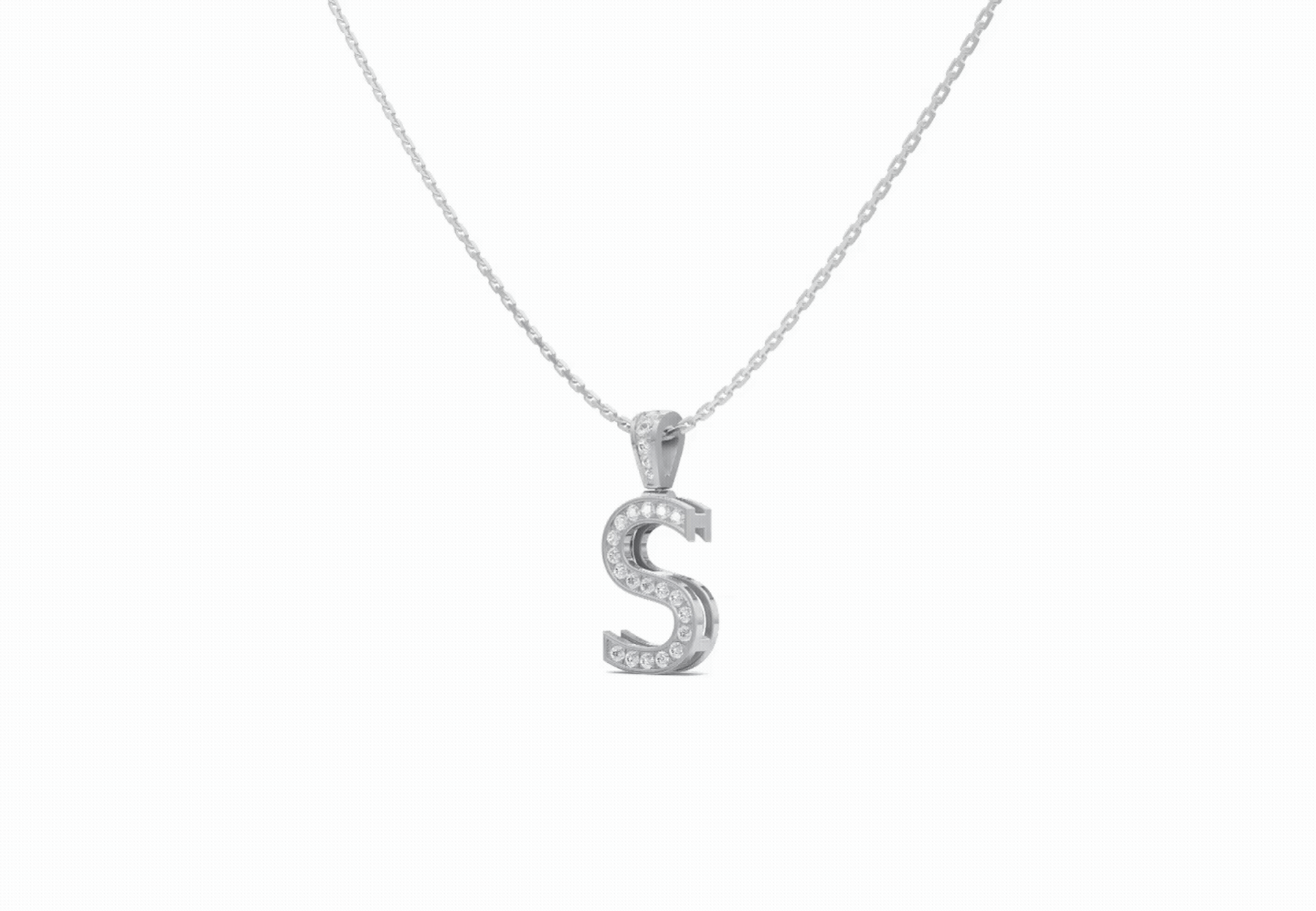 Platinized Sterling Silver