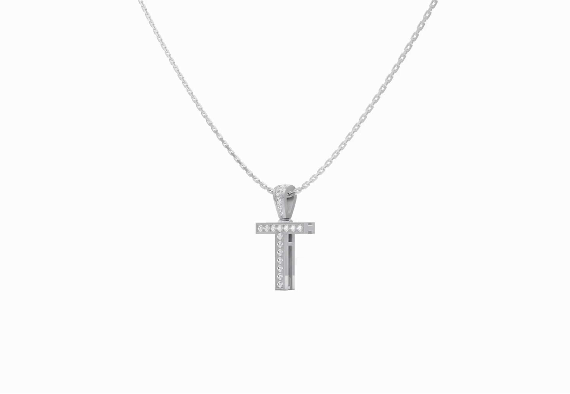 Platinized Sterling Silver