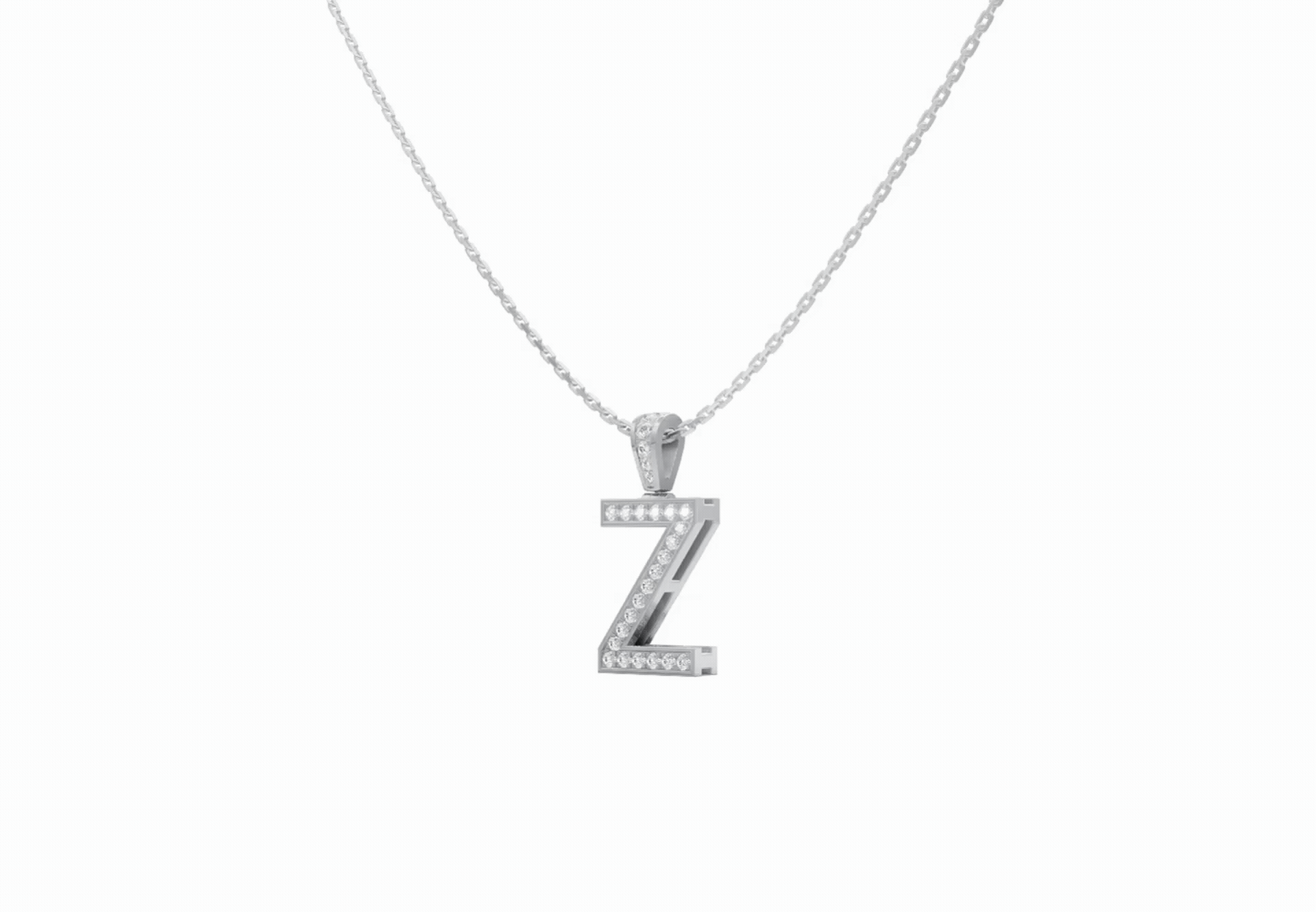 Platinized Sterling Silver