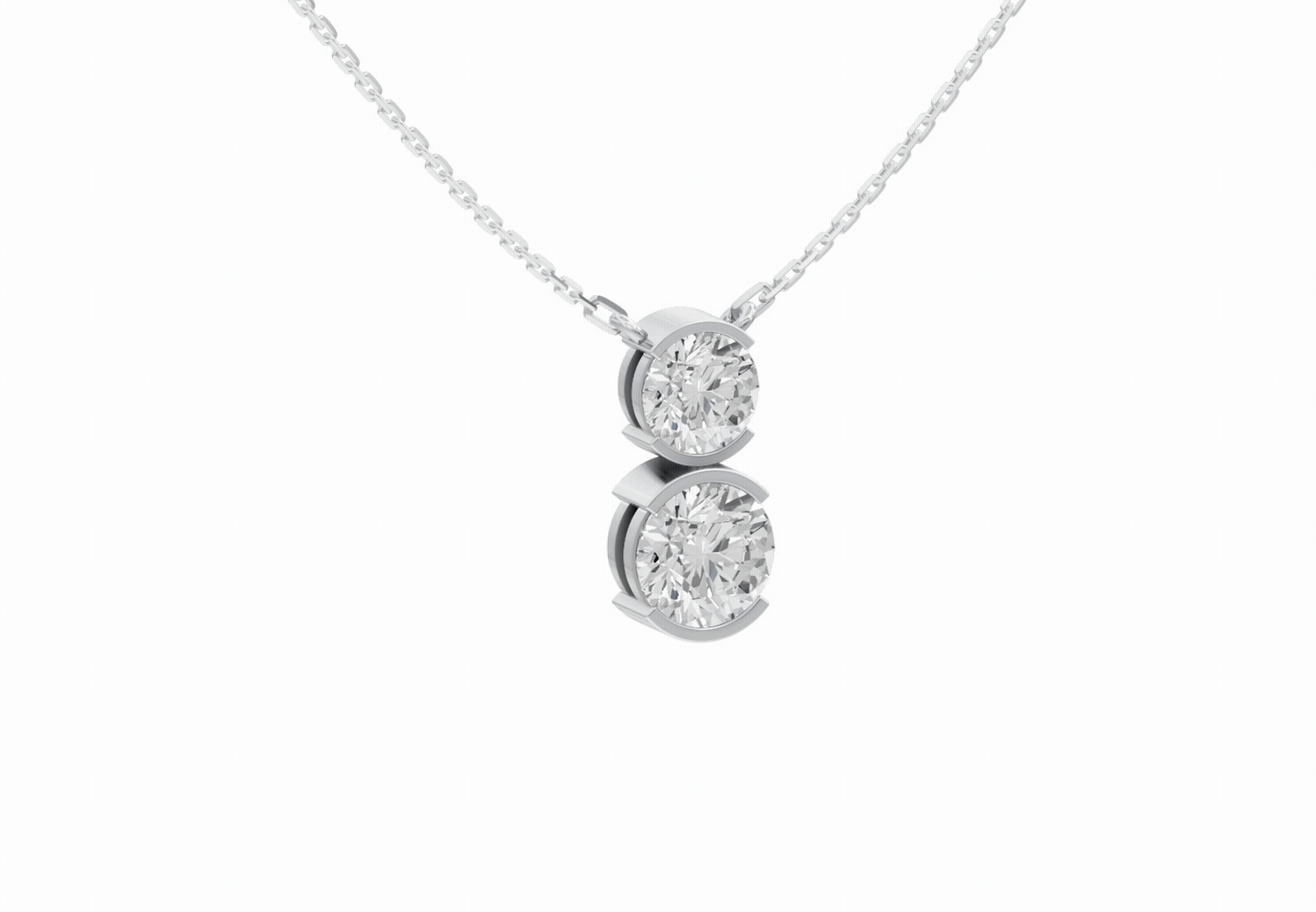 Platinized Sterling Silver