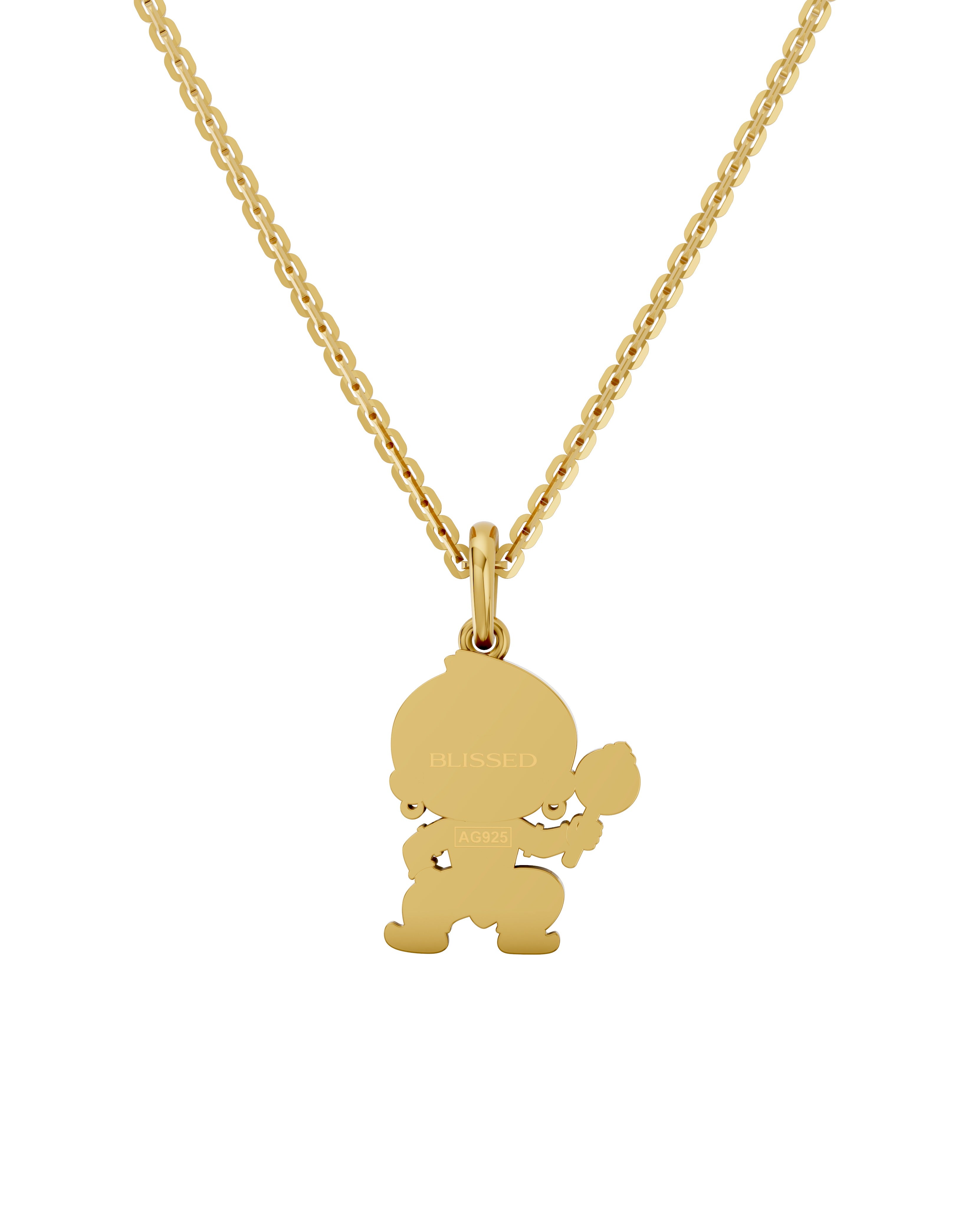 18K Gold Layered Silver