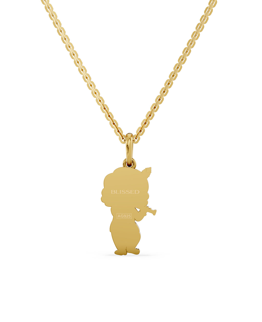 18K Gold Layered Silver