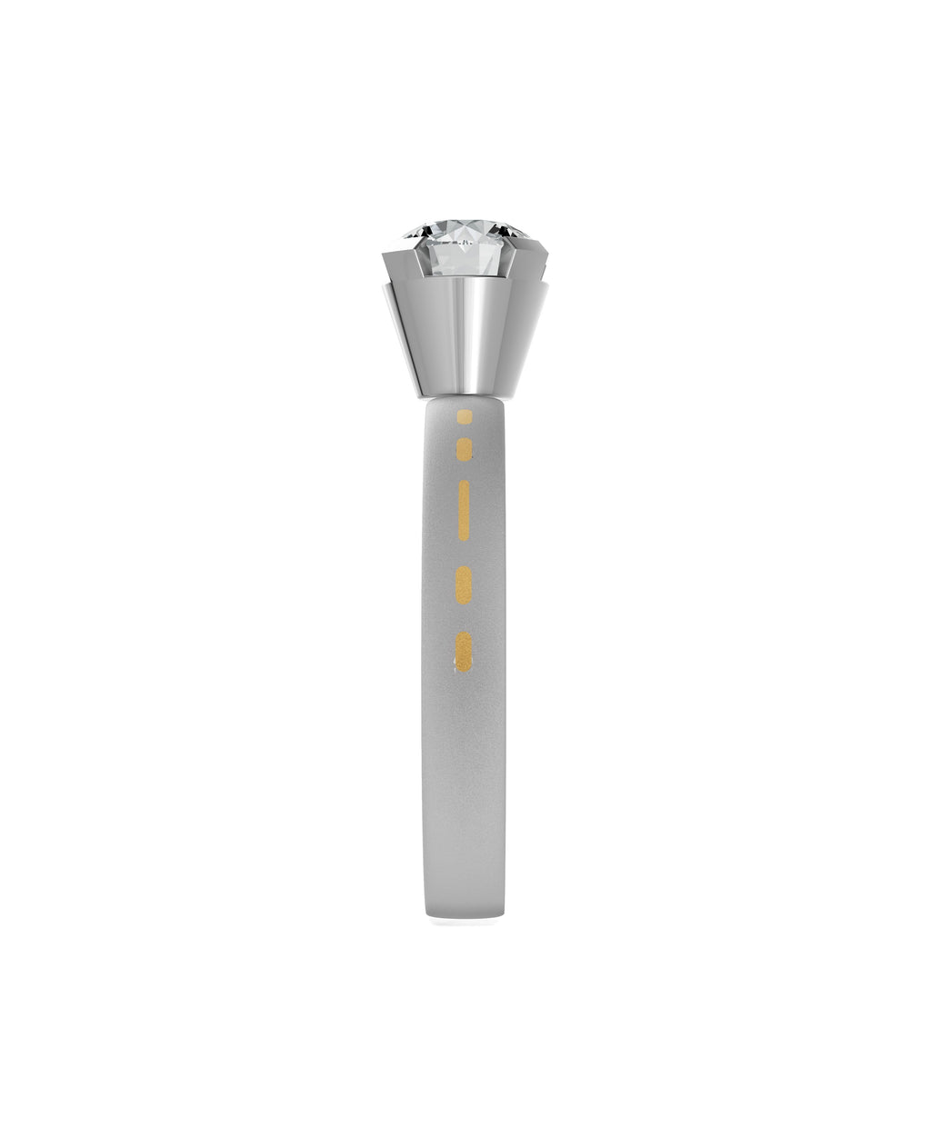 Substance Pulse Solitaire Ring