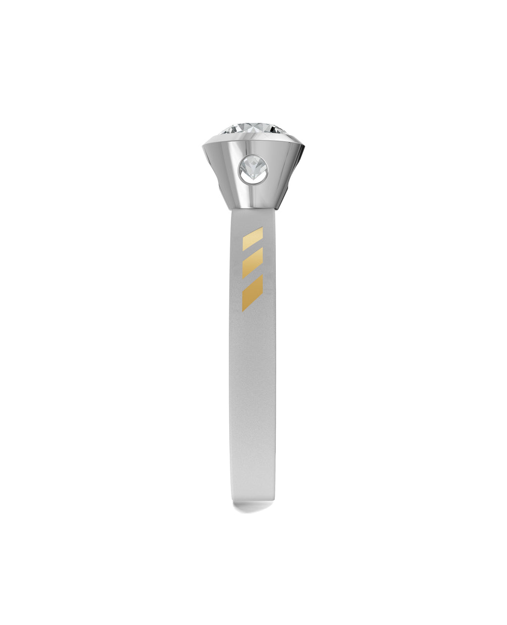 Substance Block Solitaire Ring