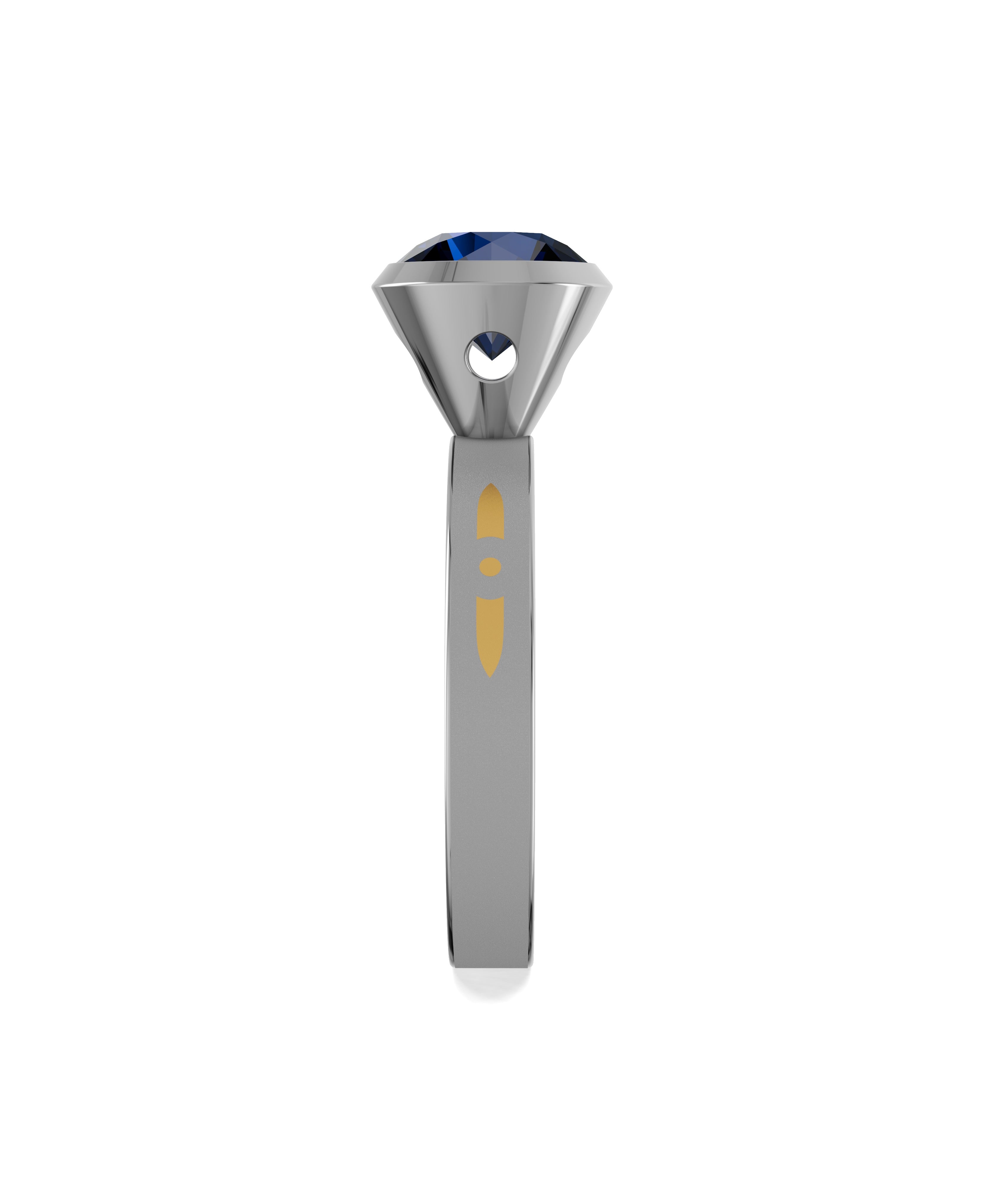 Substance Crest Solitaire Ring