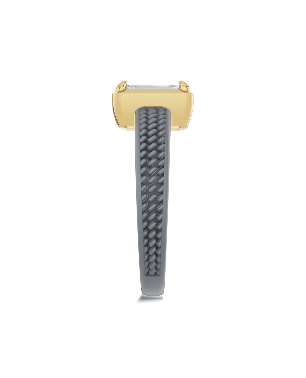 Sterling Silver and Lab-Grown Diamond Ring for Women's