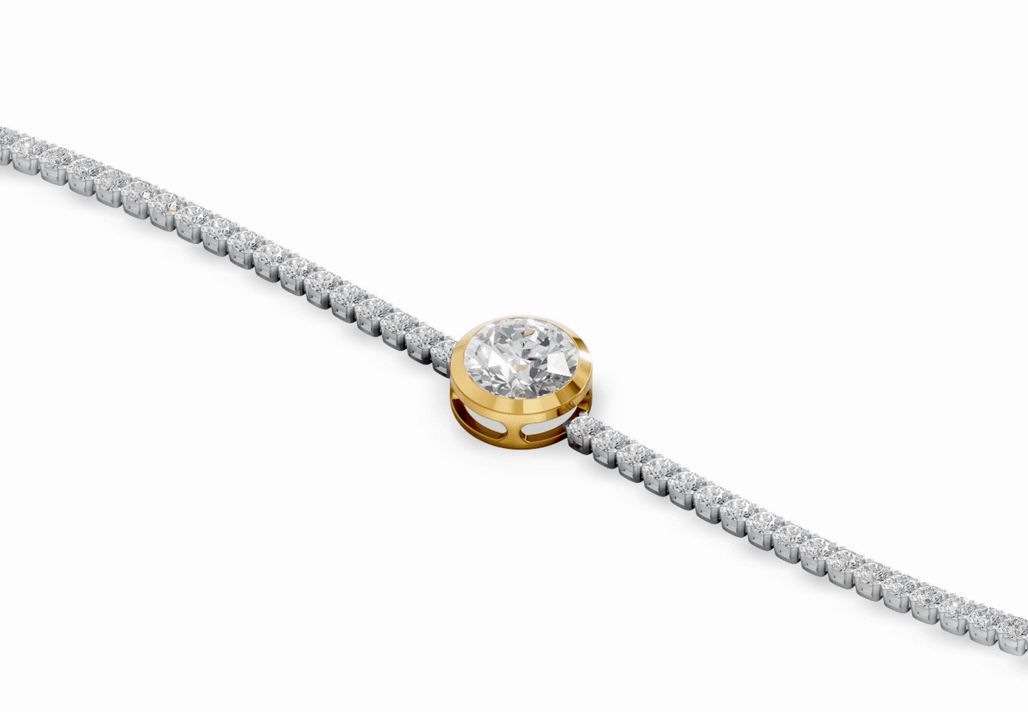 Serena Solitare Tennis Bracelet