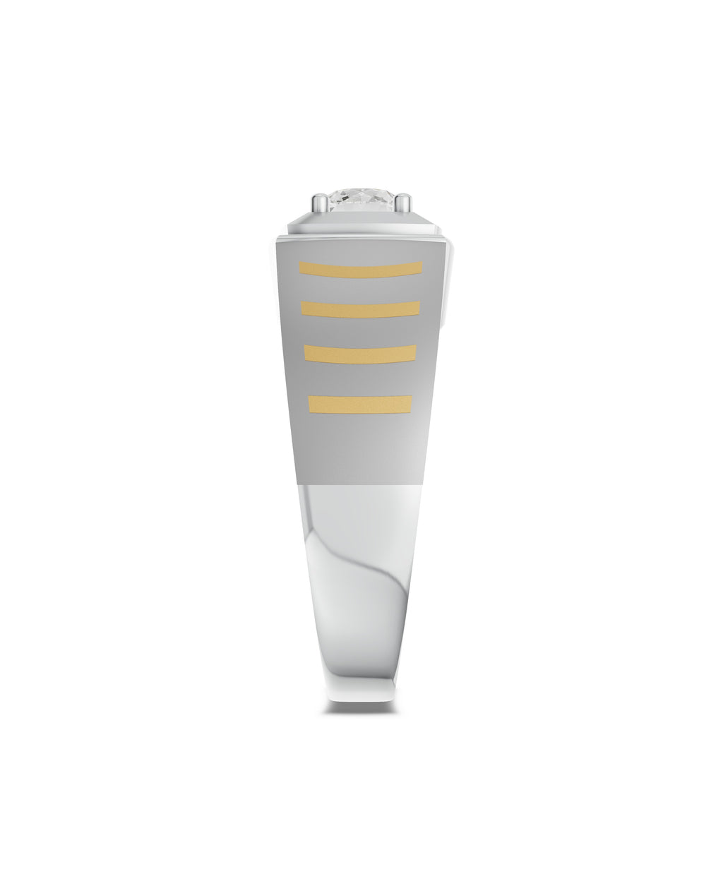 Platinum and Hand-inlaid 22k Gold