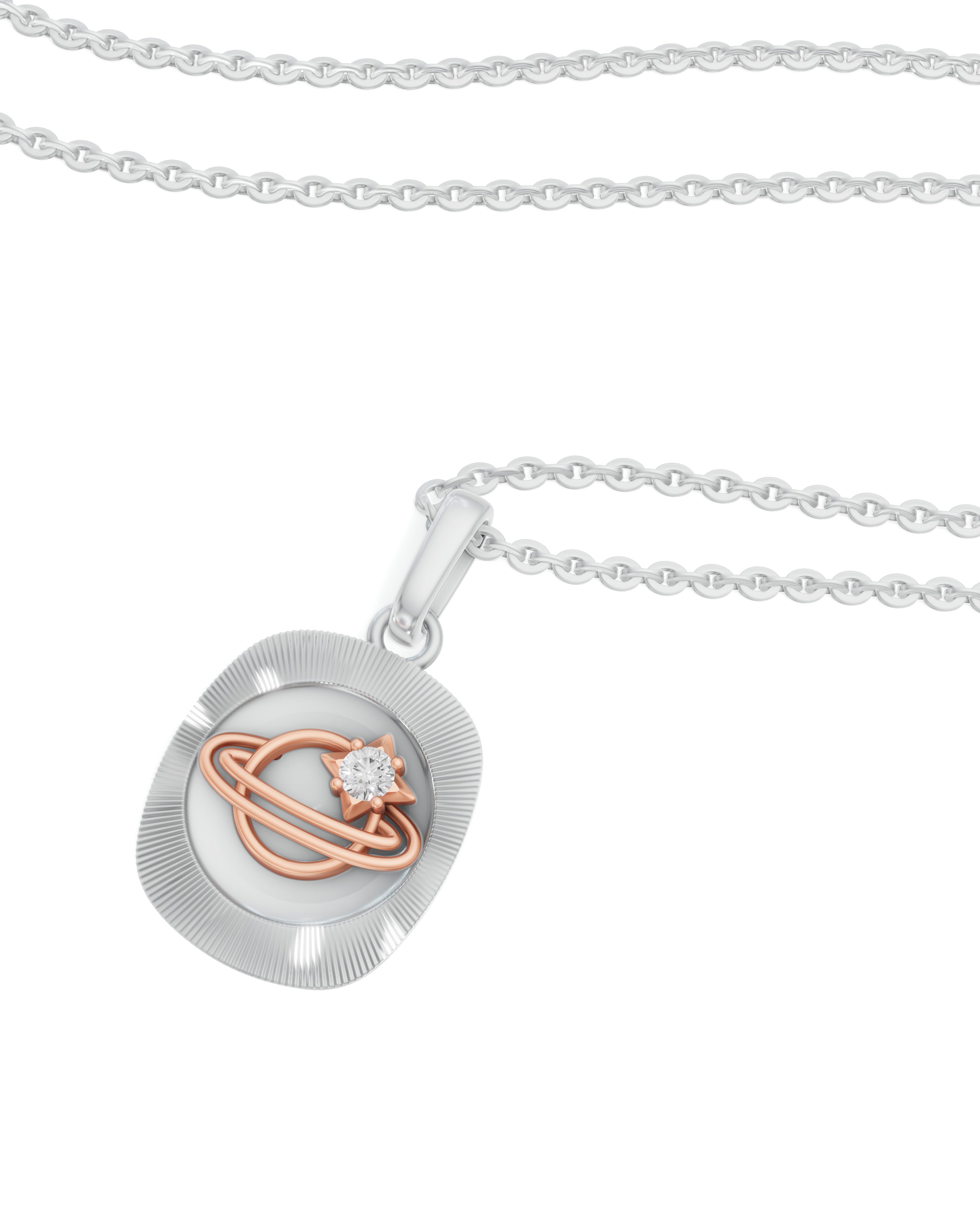 Sterling Silver and Gold Motif