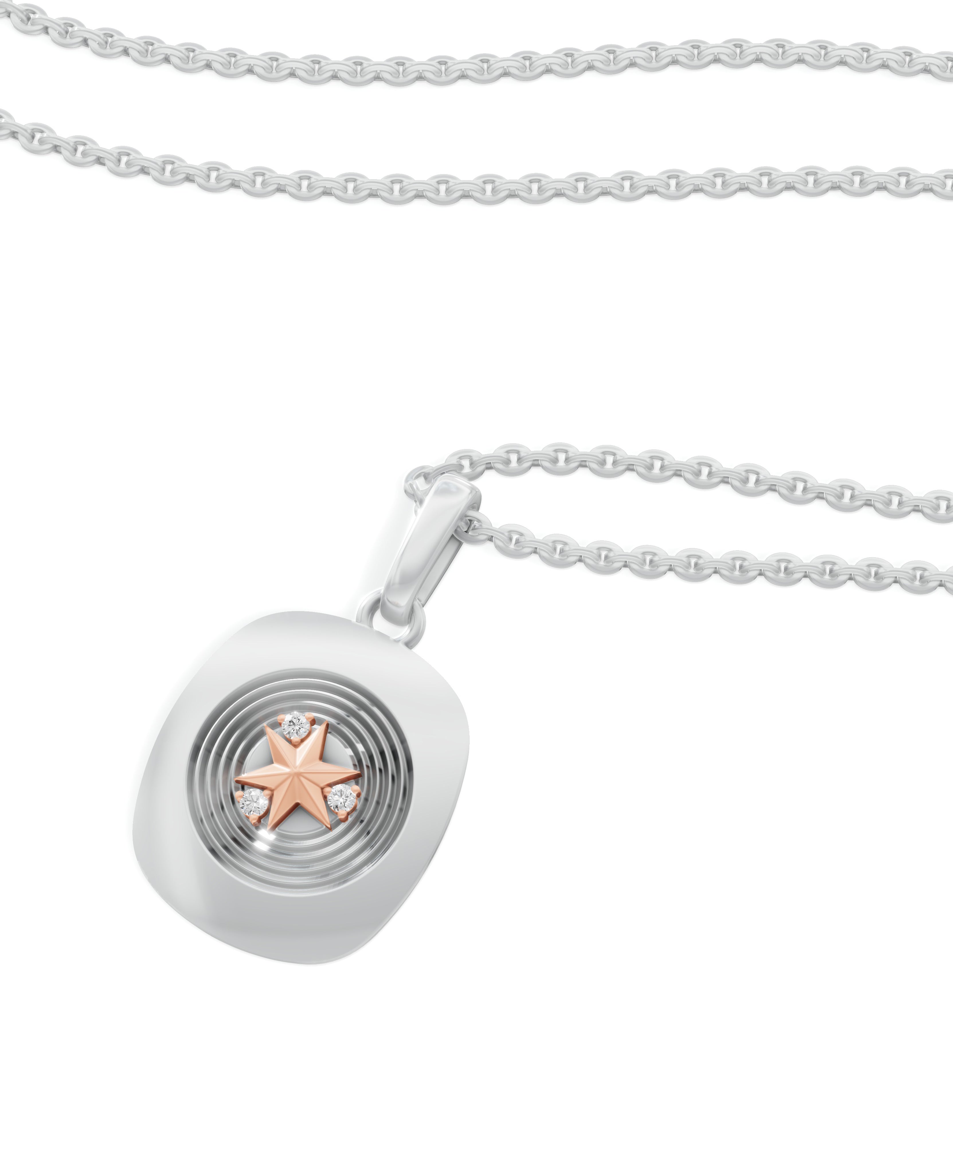 Sterling Silver and Gold Motif