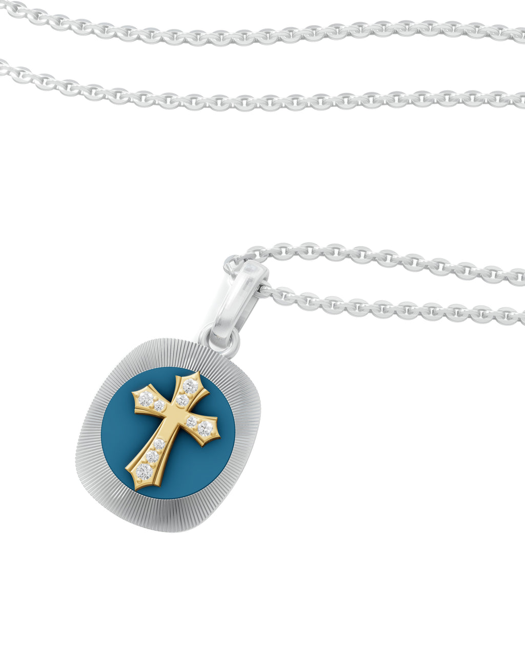 Sterling Silver and Gold Motif