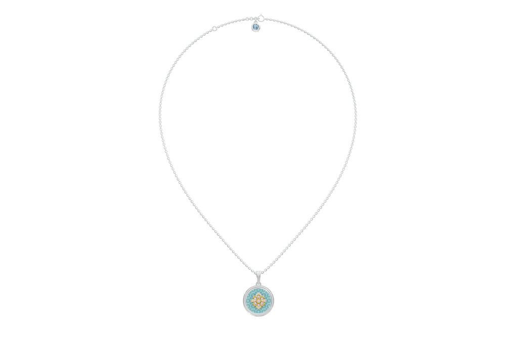 Izel Enamel Facet Pendant