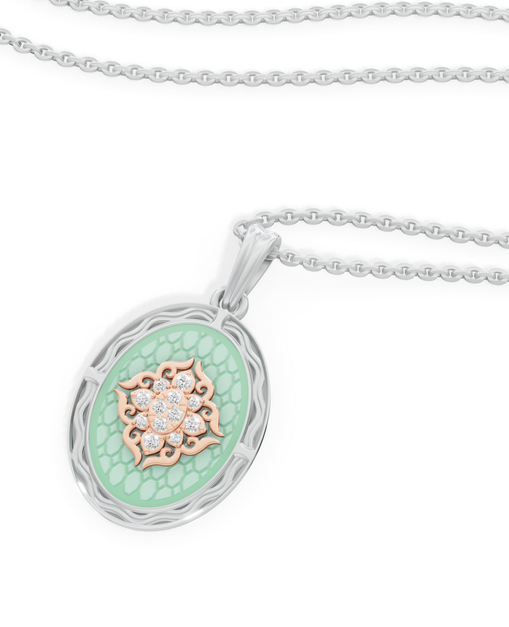 Sterling Silver and Gold Motif