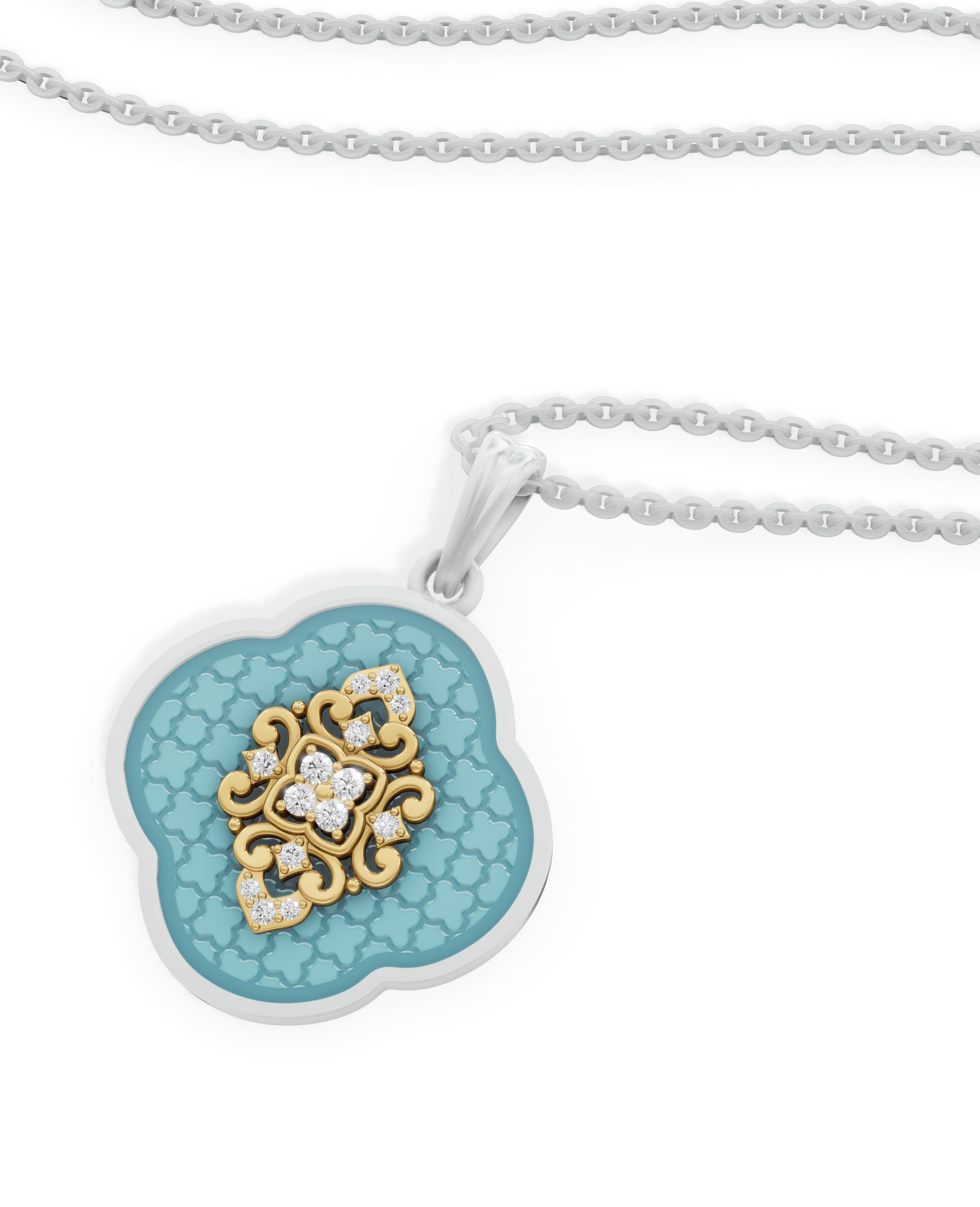 Sterling Silver and Gold Motif