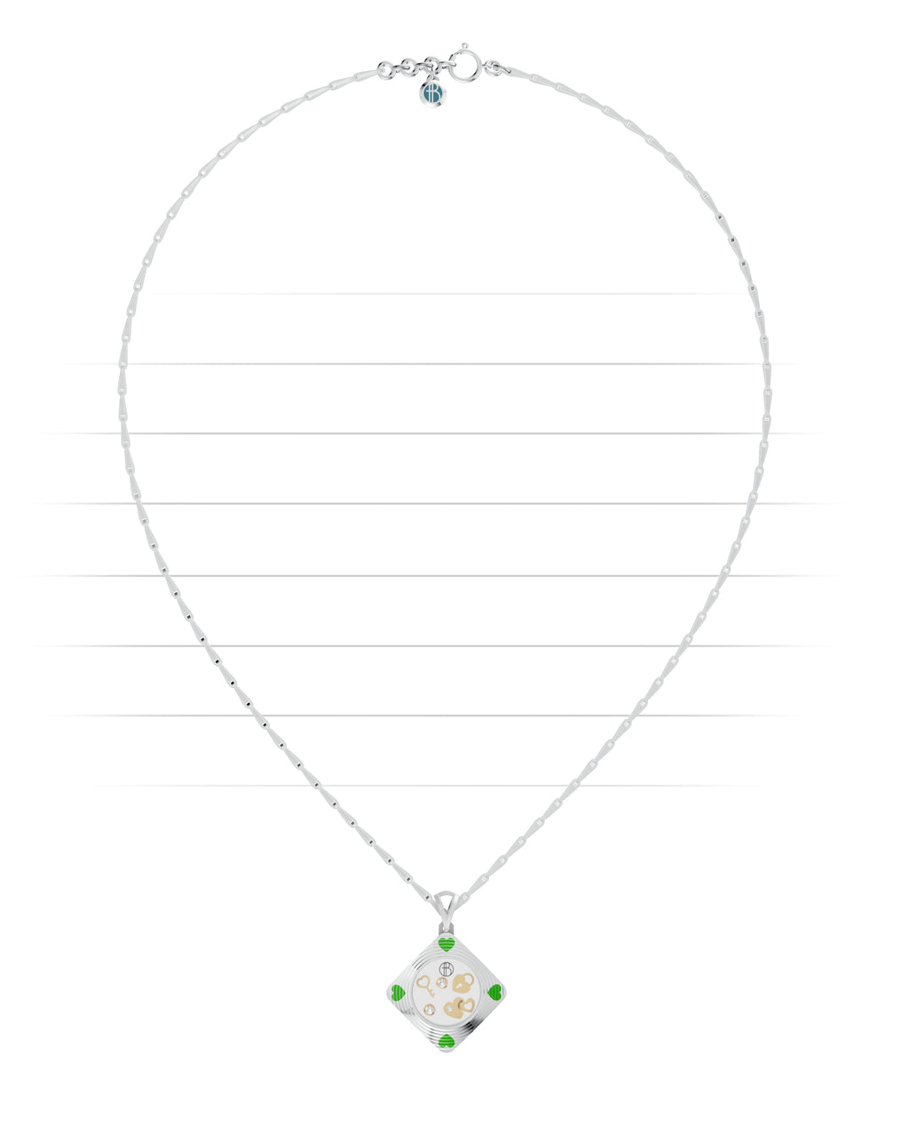 Women's silver pendant