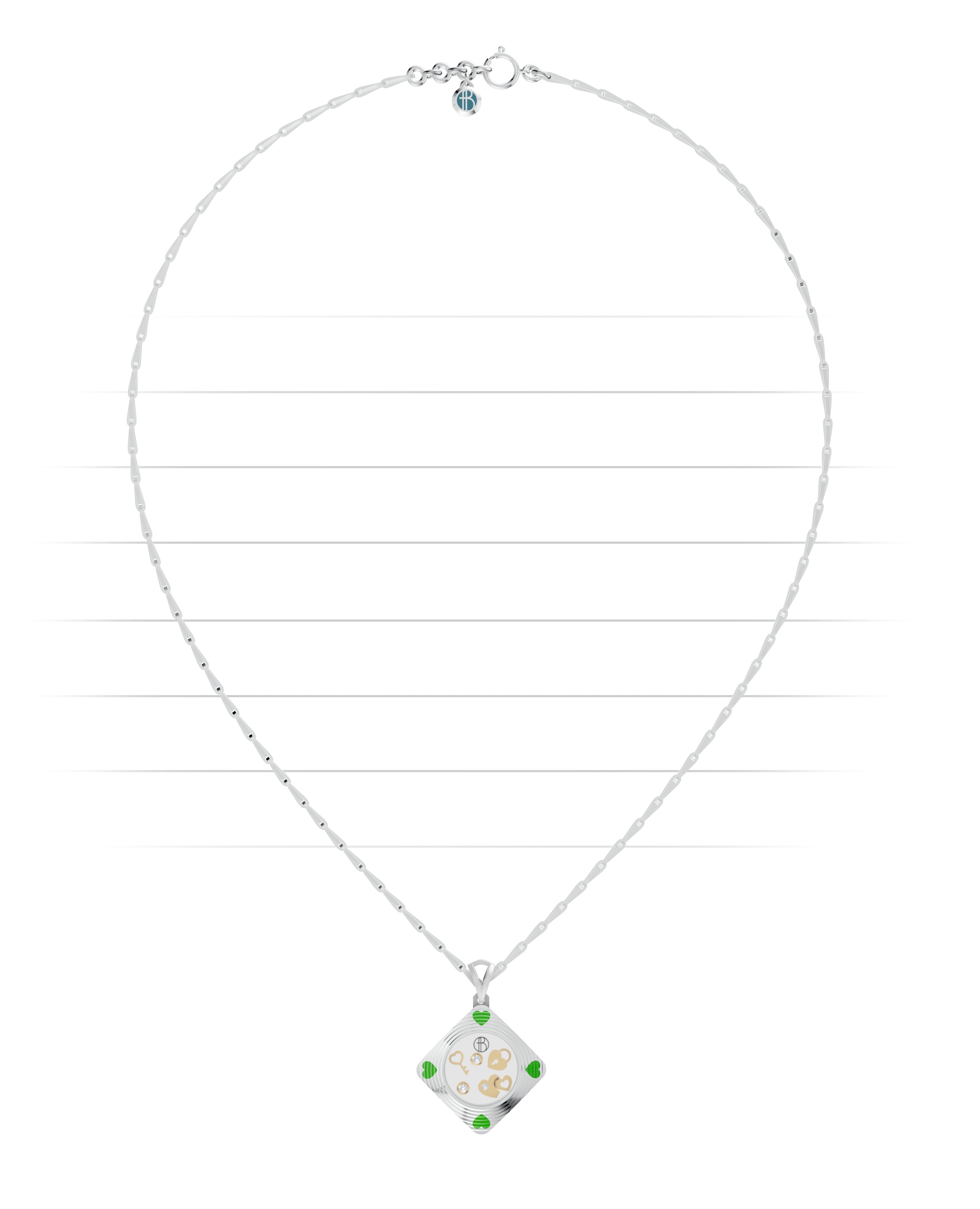 Women's silver pendant