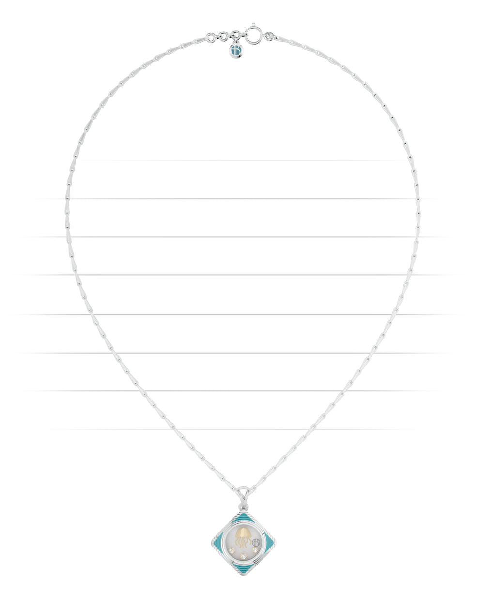 Women's silver pendant