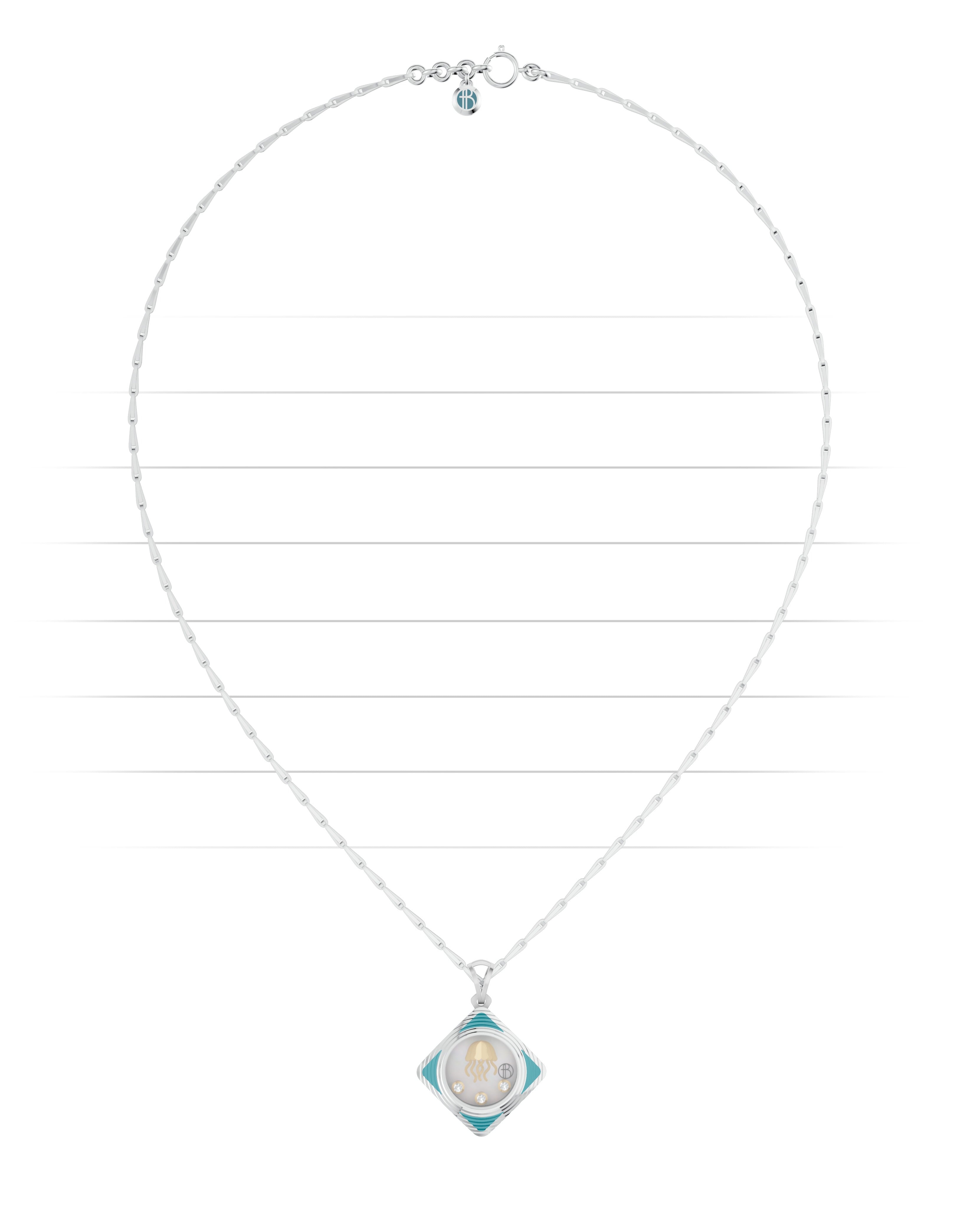 Women's silver pendant