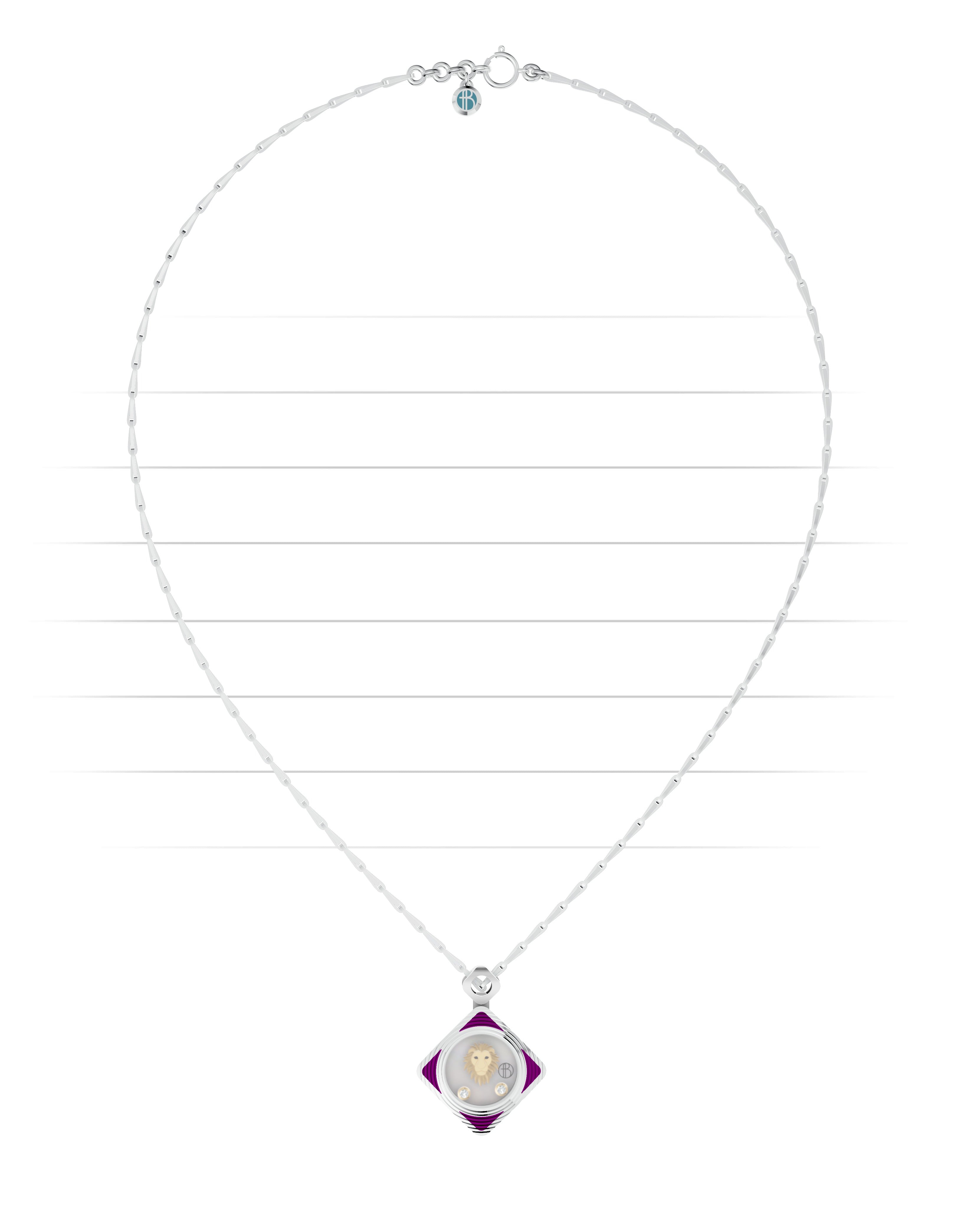Women's silver pendant