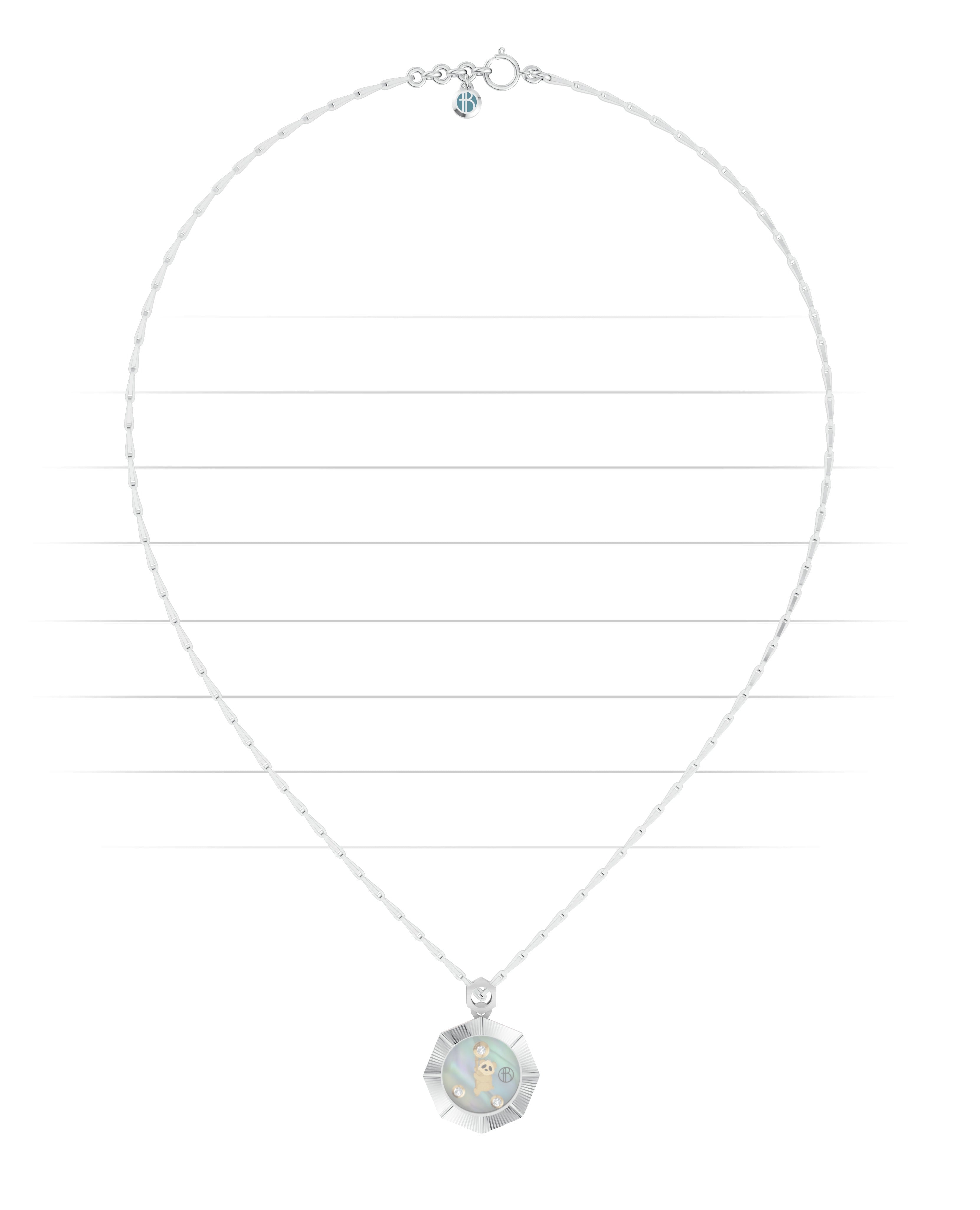 Women's silver pendant