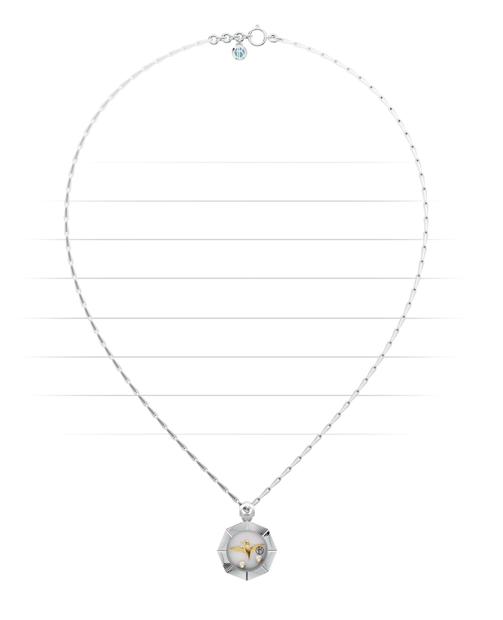 Women's silver pendant
