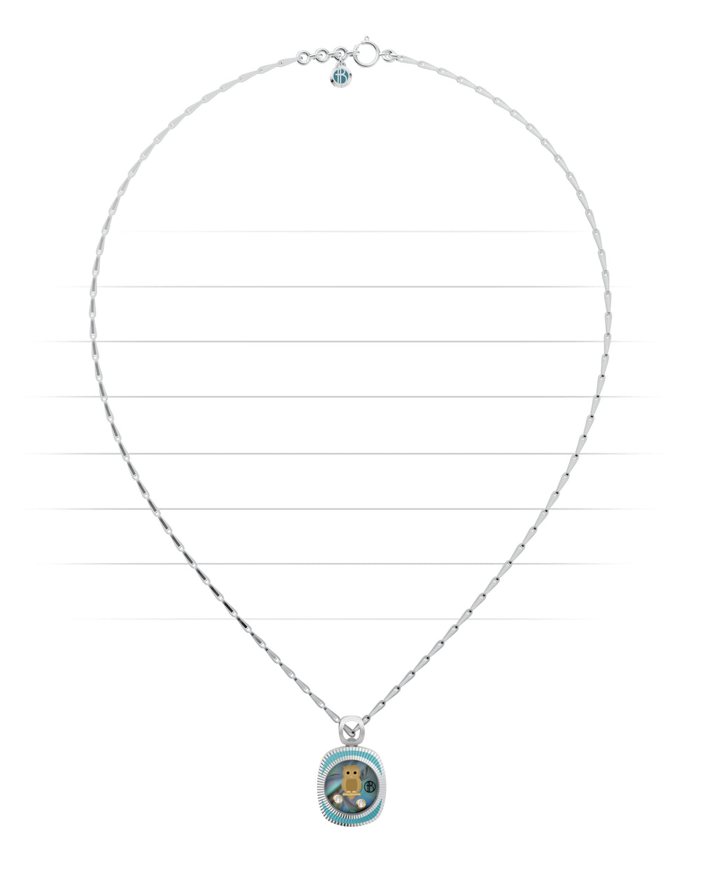 Women's silver pendant