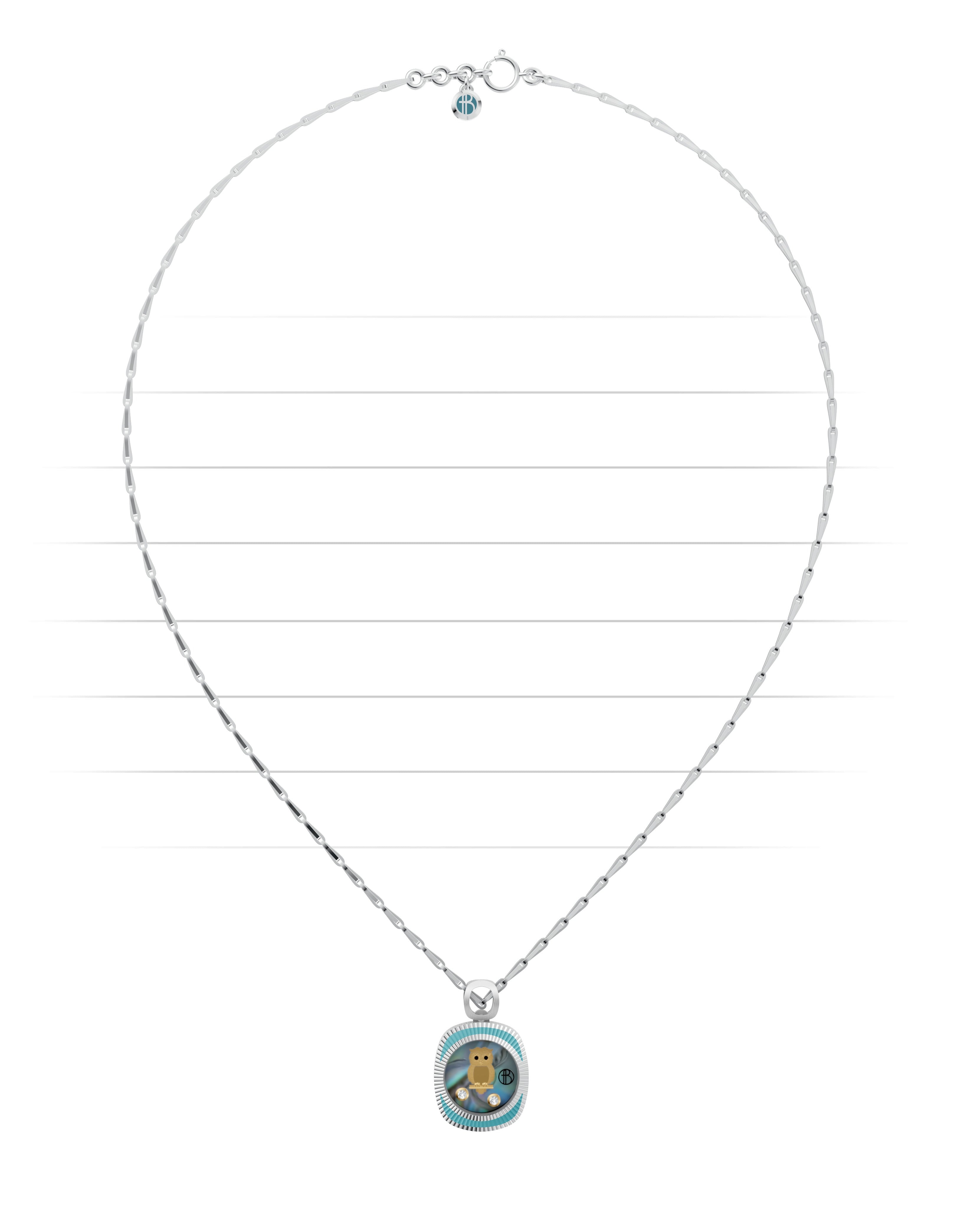 Women's silver pendant