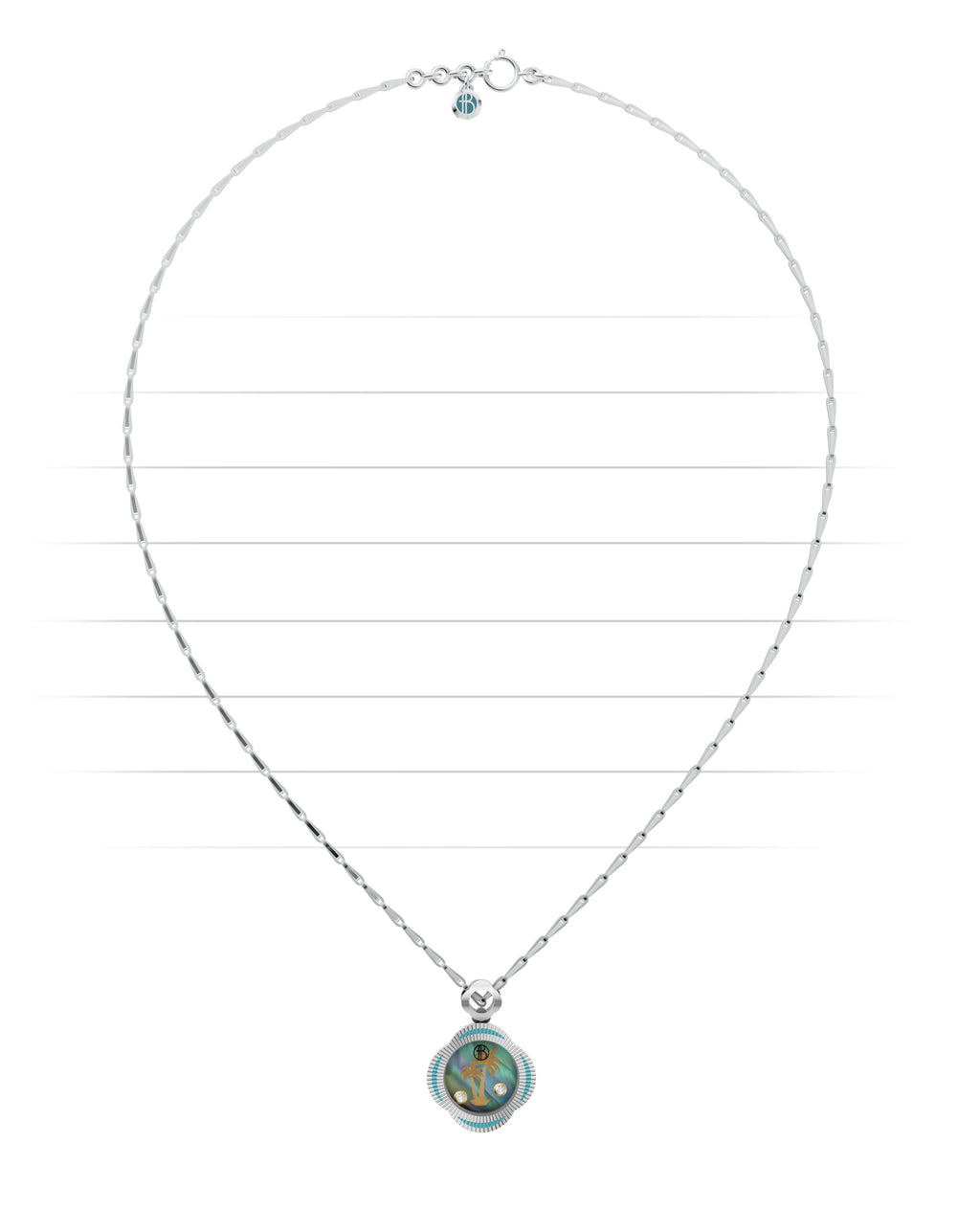 Women's silver pendant