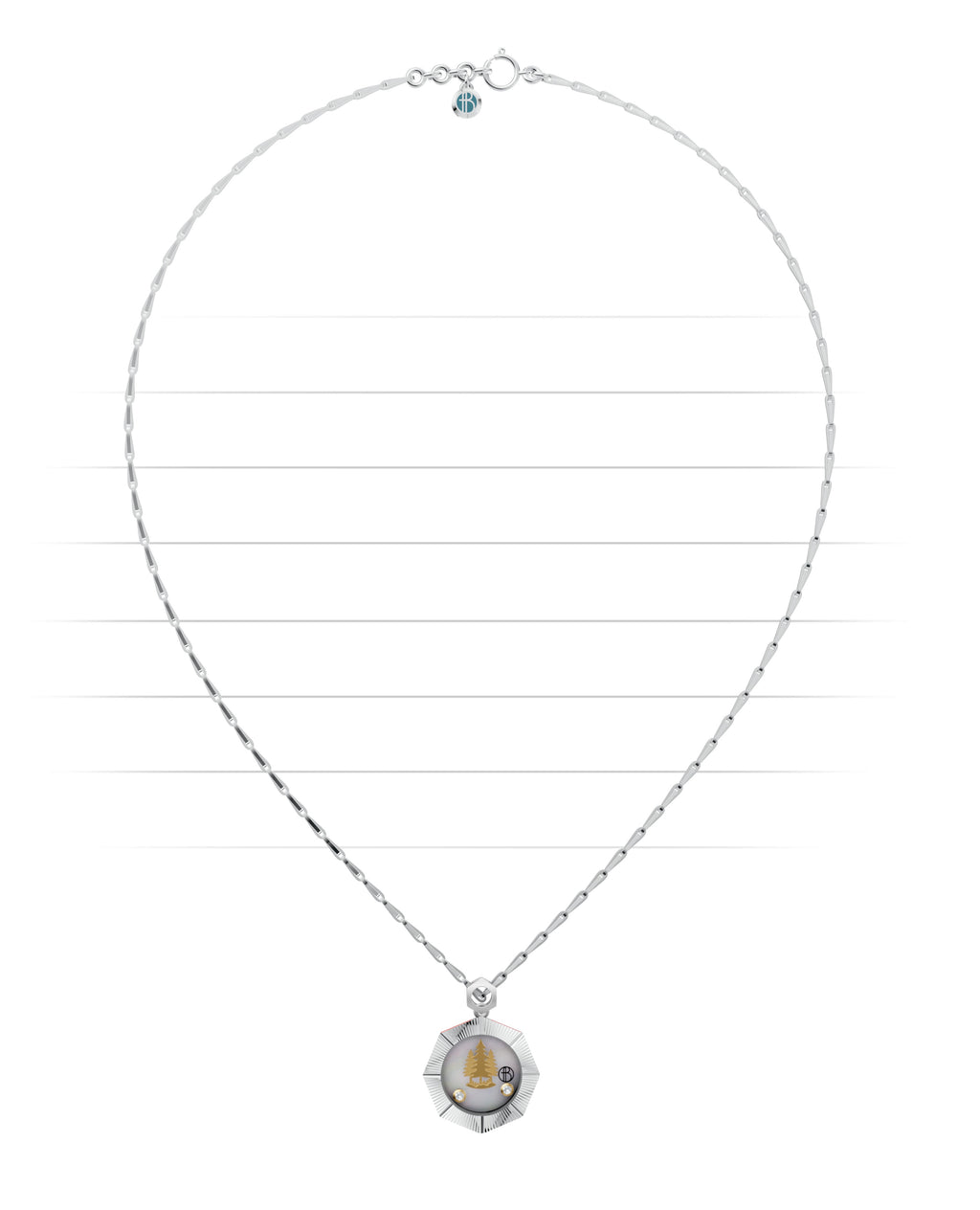 Women's silver pendant