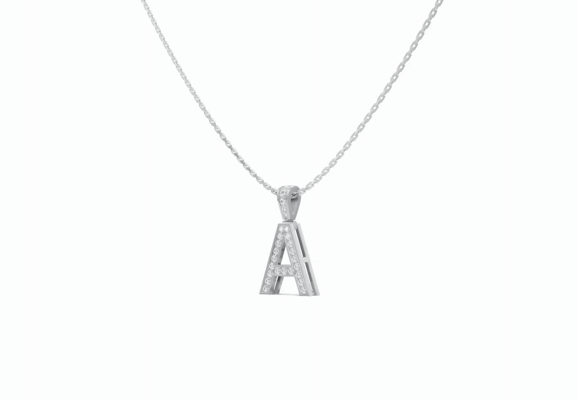 Platinized Sterling Silver