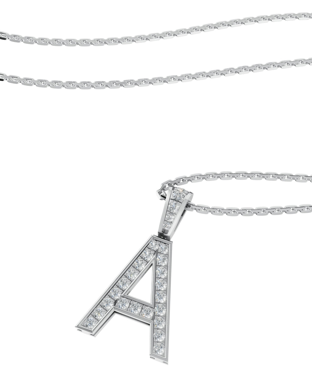 Platinized Sterling Silver