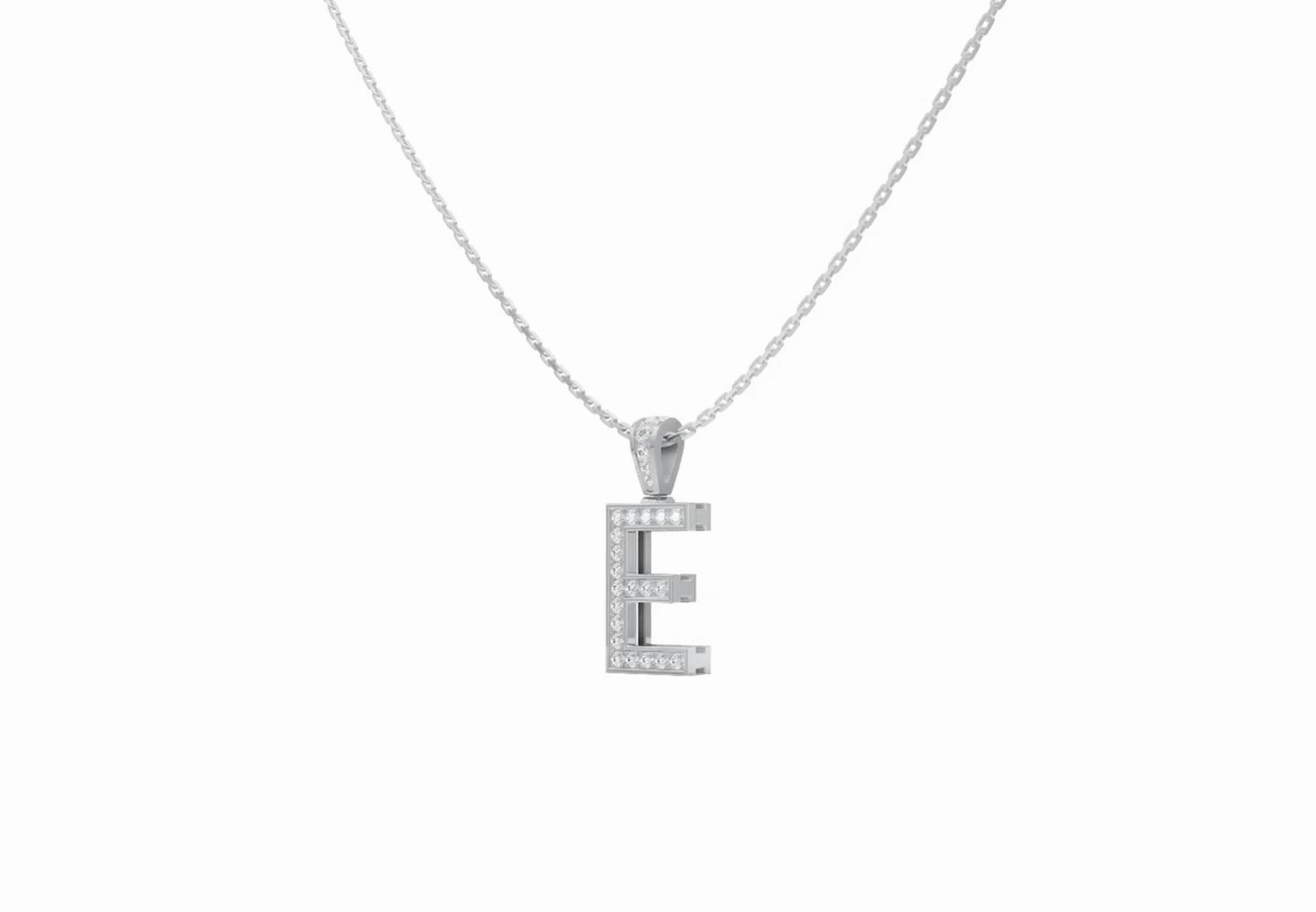 Platinized Sterling Silver