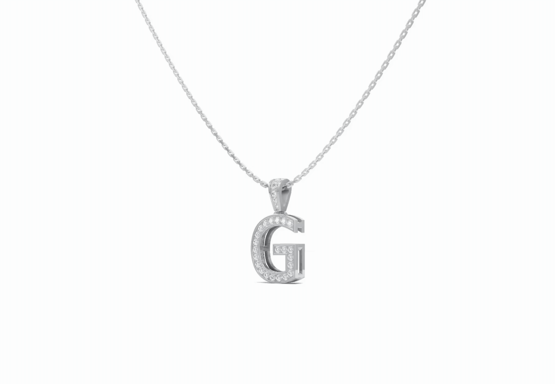 Platinized Sterling Silver