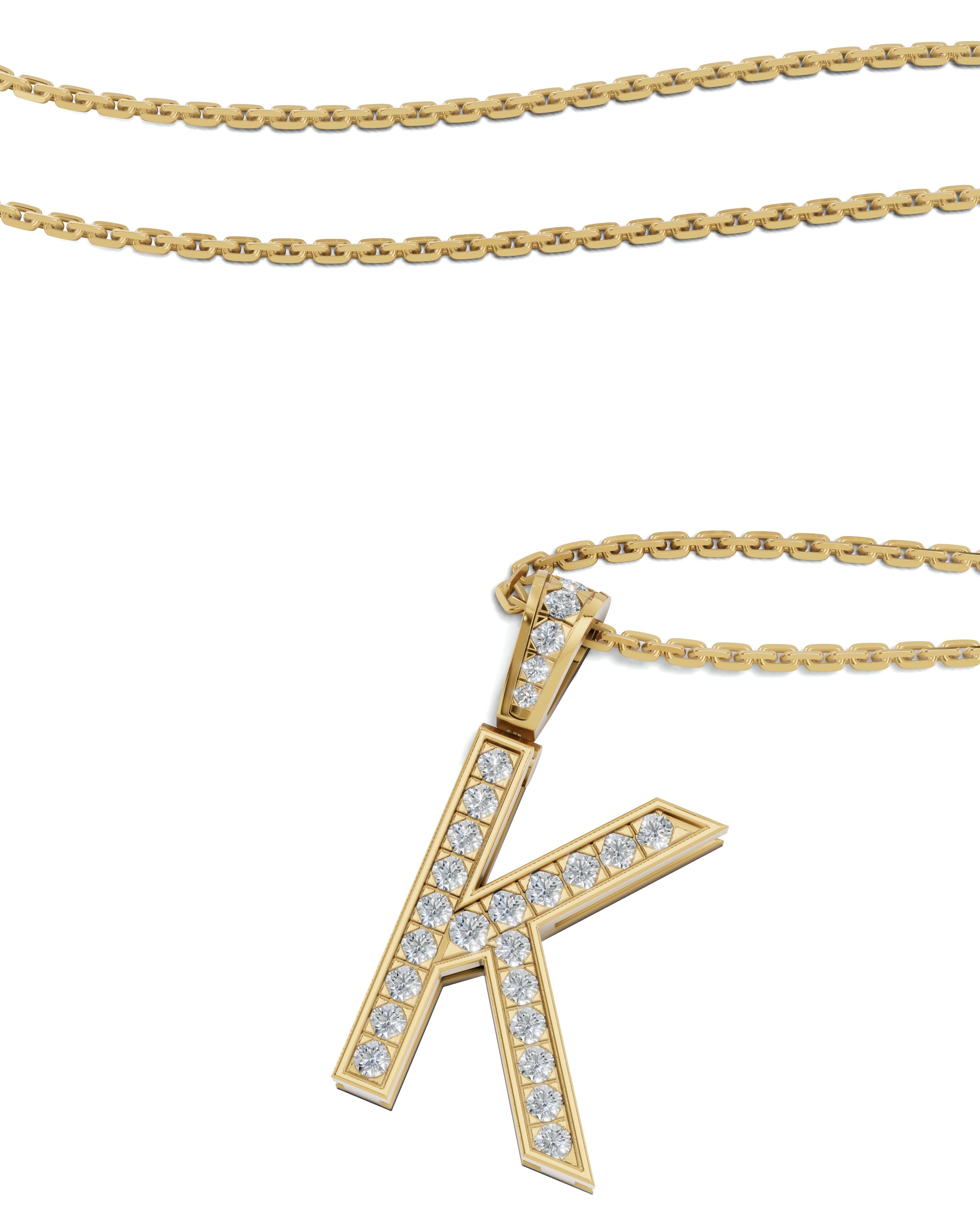 The Letter K pendant