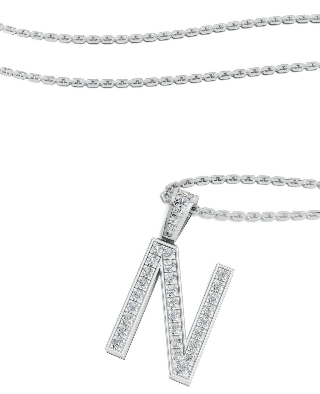 Platinized Sterling Silver