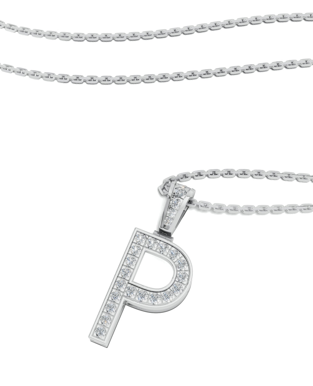 Platinized Sterling Silver