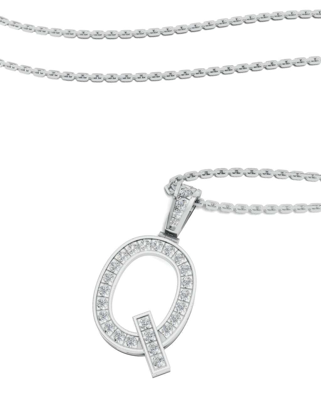 Platinized Sterling Silver