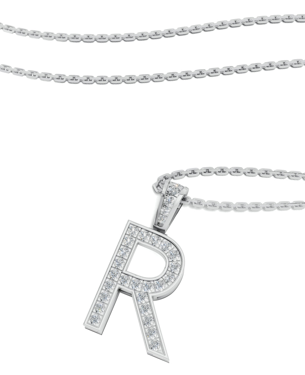 Platinized Sterling Silver