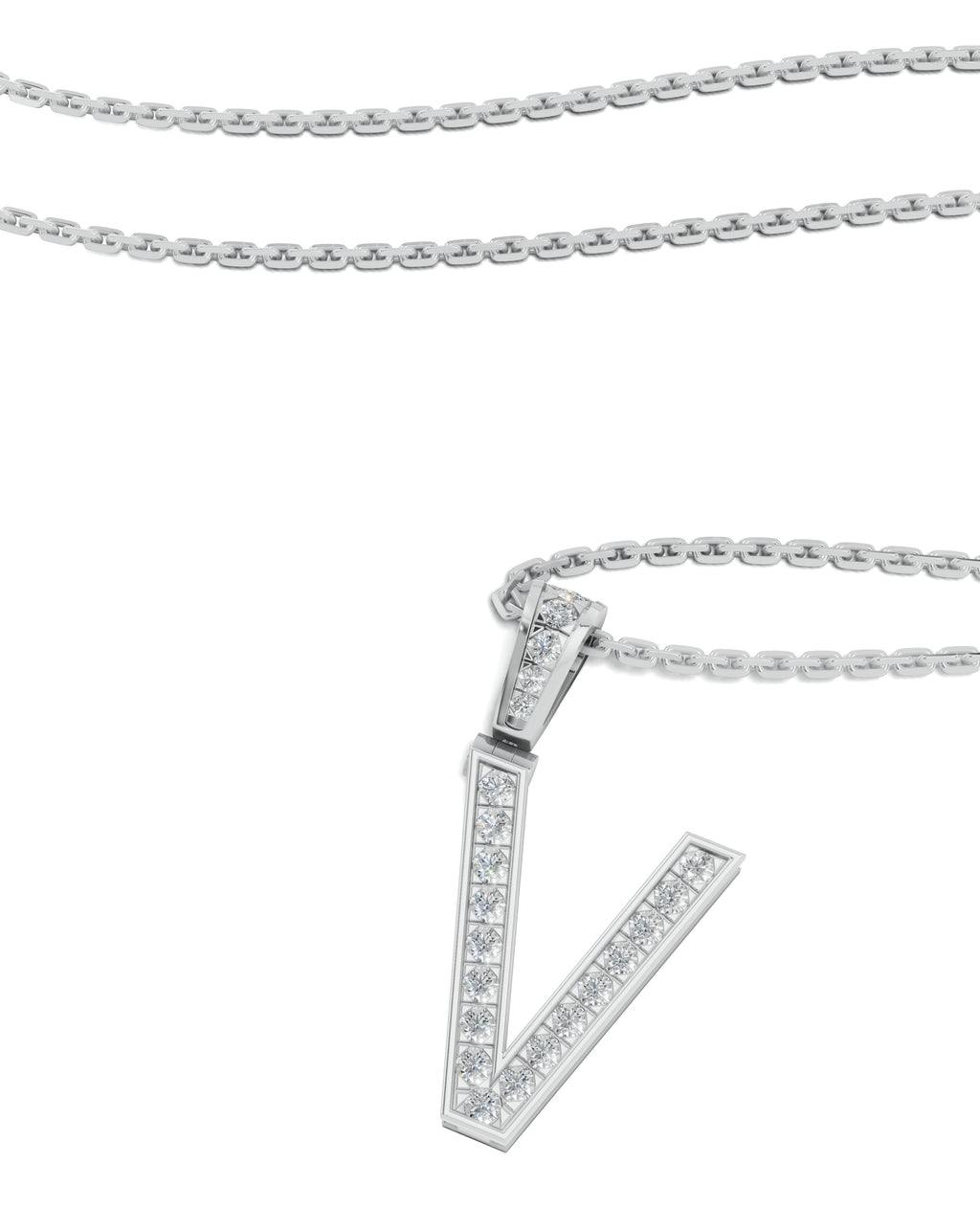 Platinized Sterling Silver