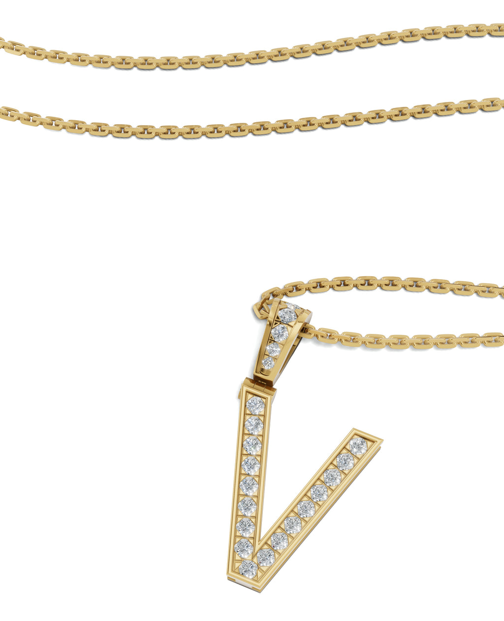 The Letter V pendant
