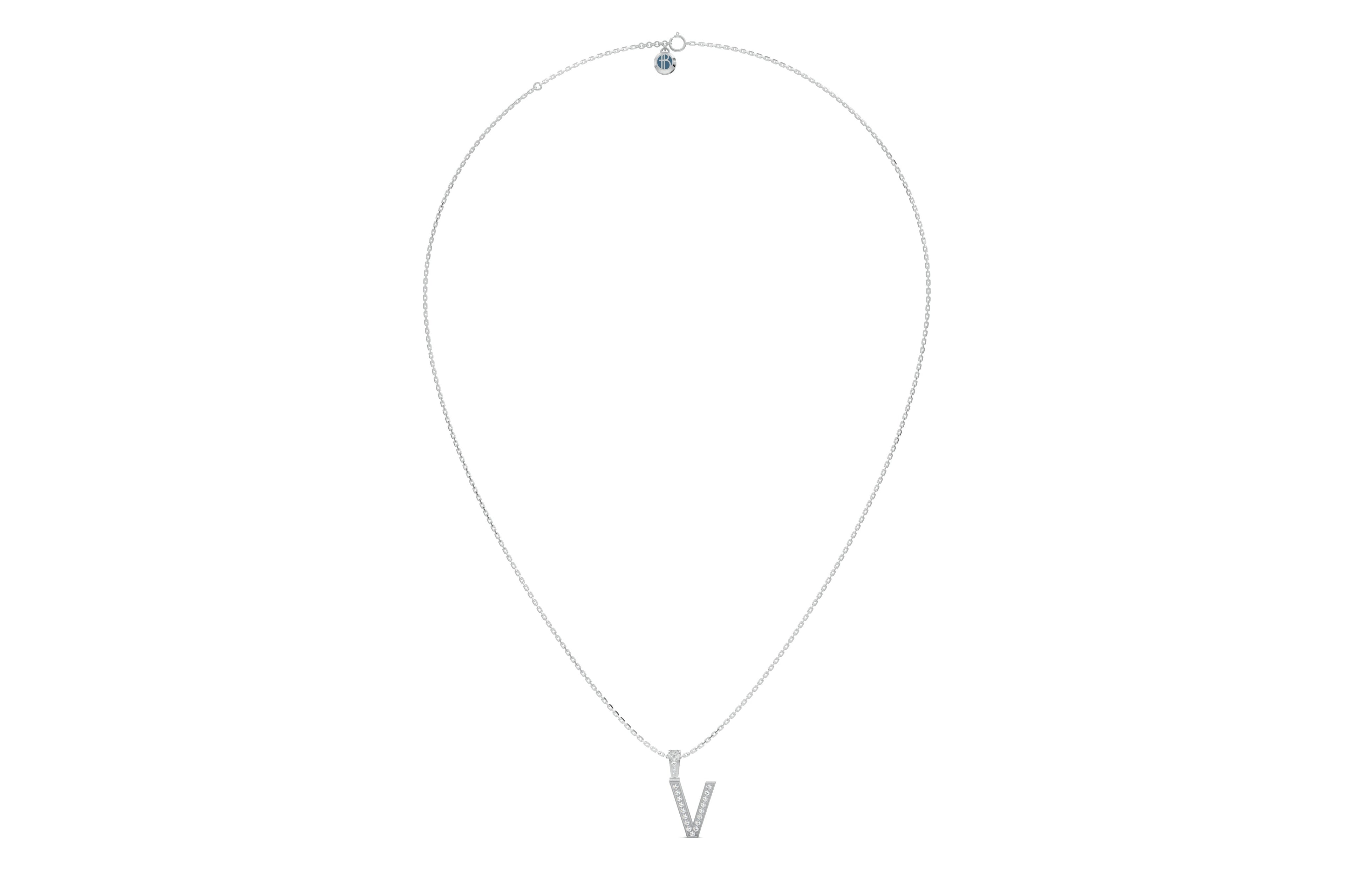 Platinized Sterling Silver and Diamond