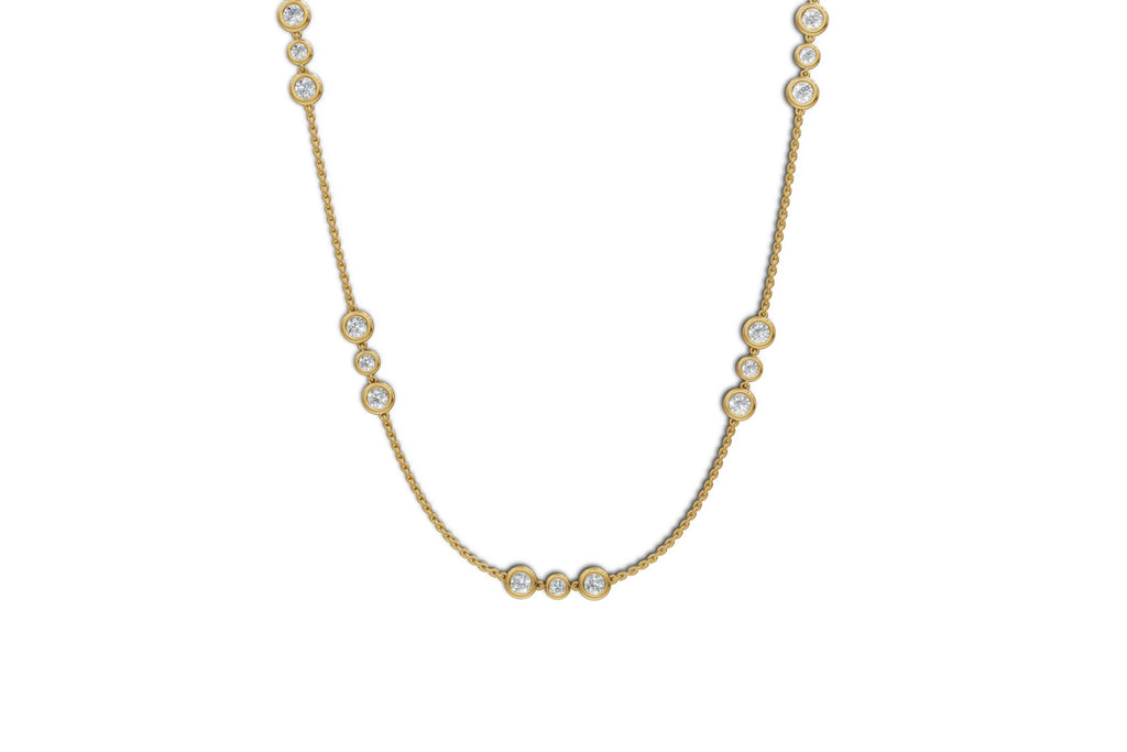 Sutr Triad Setting By the Yard Necklace