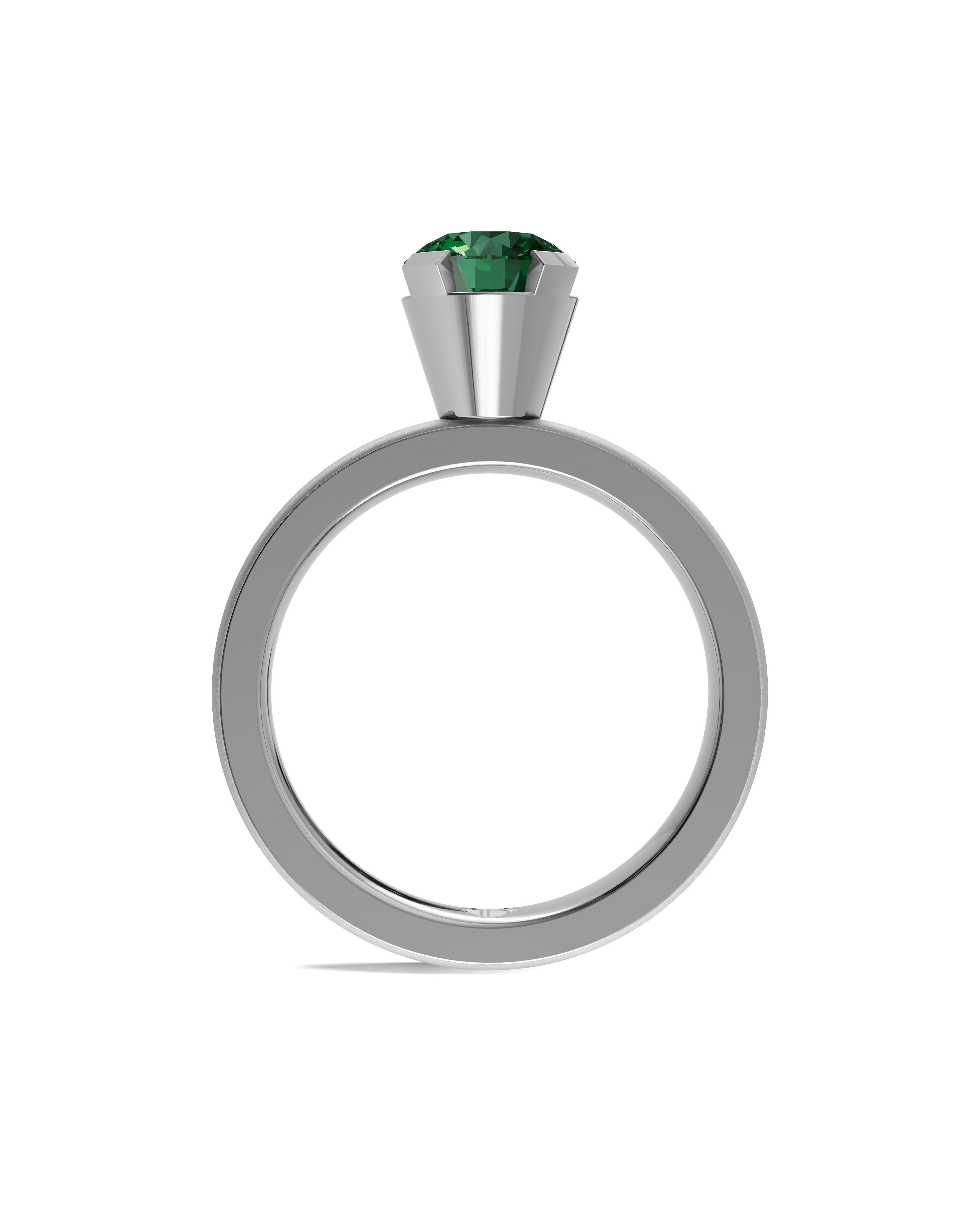 Substance Flow Solitaire Ring