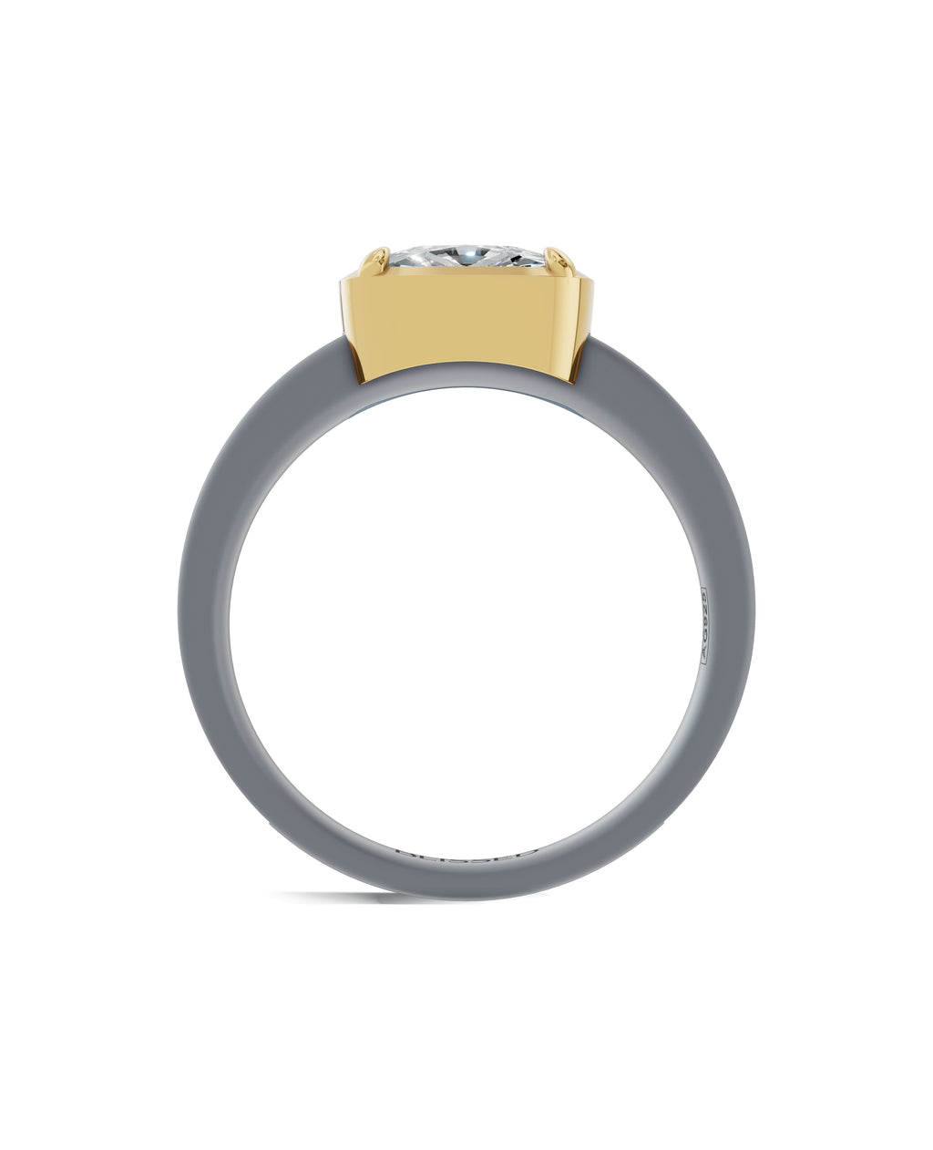 Sterling Silver and Lab-Grown Diamond Ring for Women's