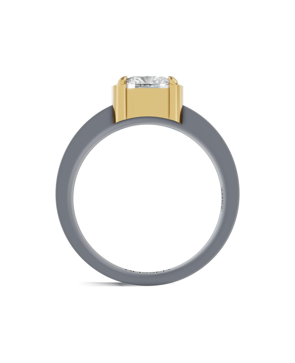 Sterling Silver and Lab-Grown Diamond Ring for Women's