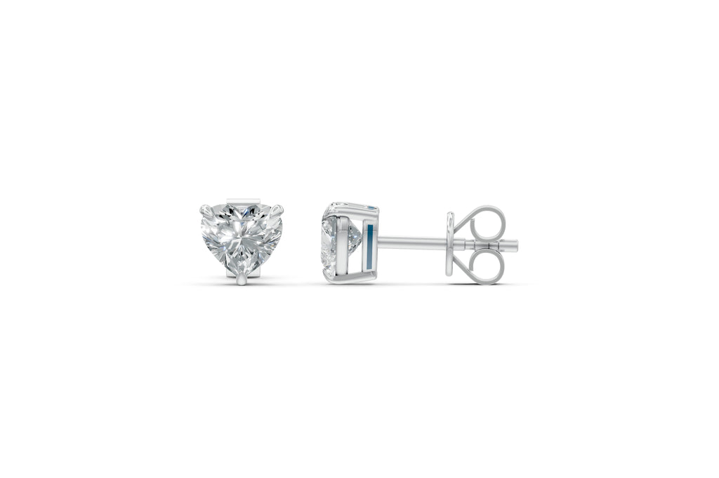 Spark Heart Stud Earings