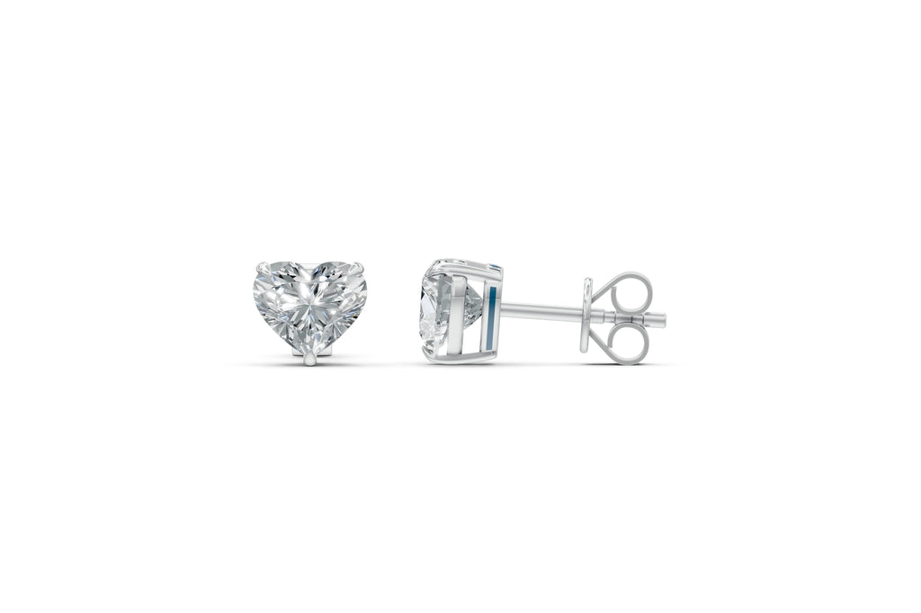 Spark Heart Stud Earings