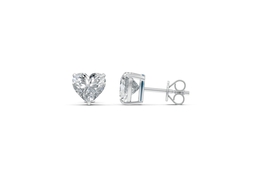 Spark Heart Stud Earings